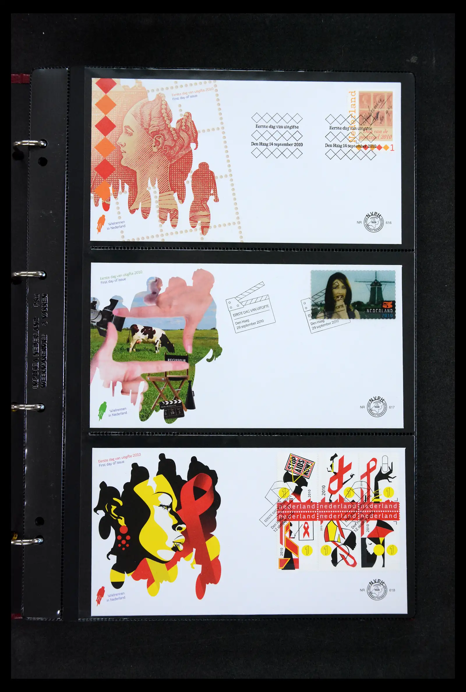 41304 0075 - Postzegelverzameling 41304 Nederland fdc's 2001-eind 2022.