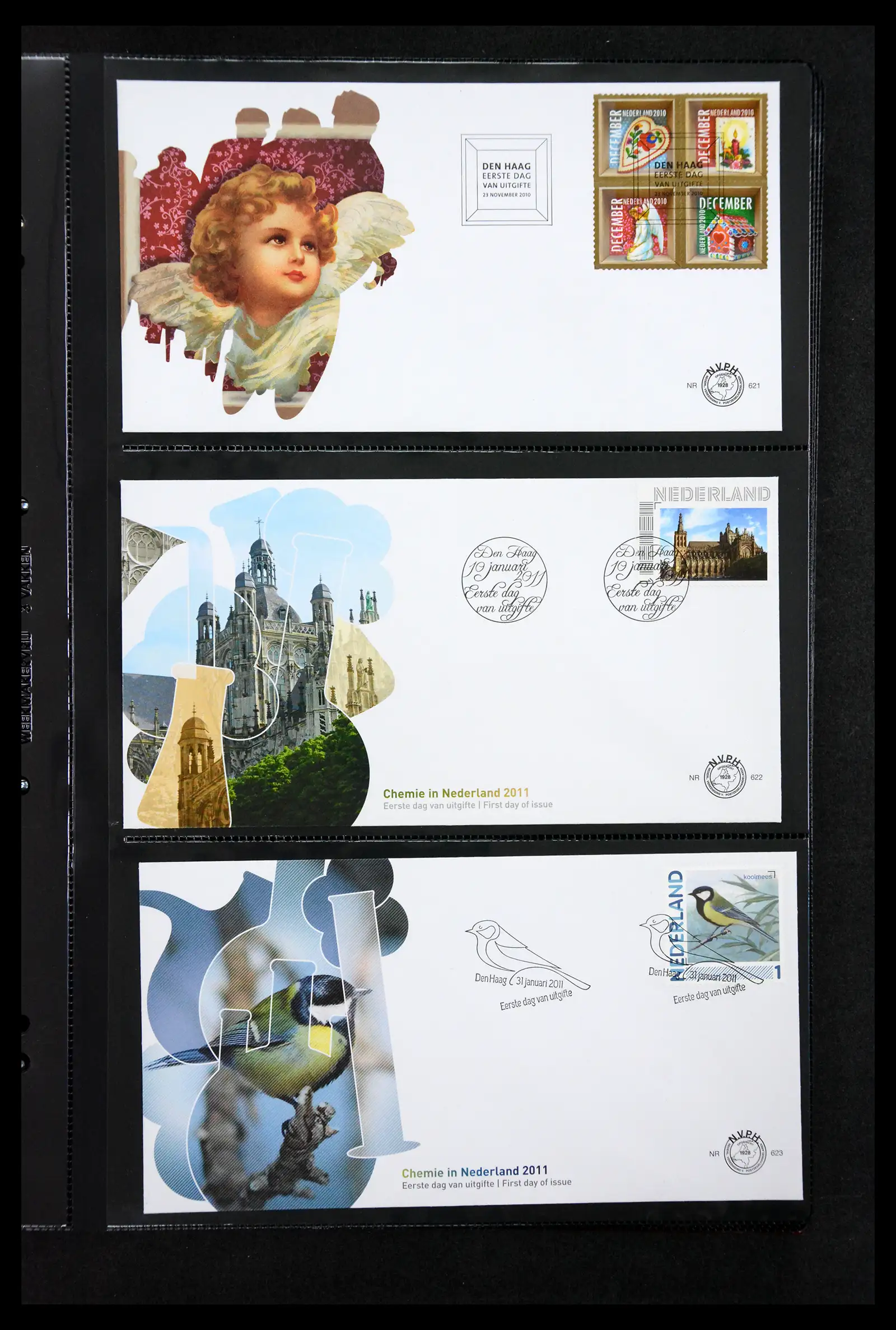 41304 0077 - Postzegelverzameling 41304 Nederland fdc's 2001-eind 2022.