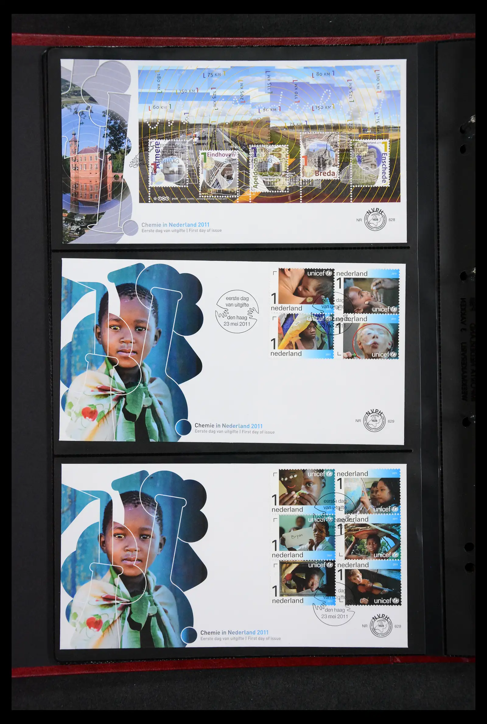 41304 0080 - Postzegelverzameling 41304 Nederland fdc's 2001-eind 2022.
