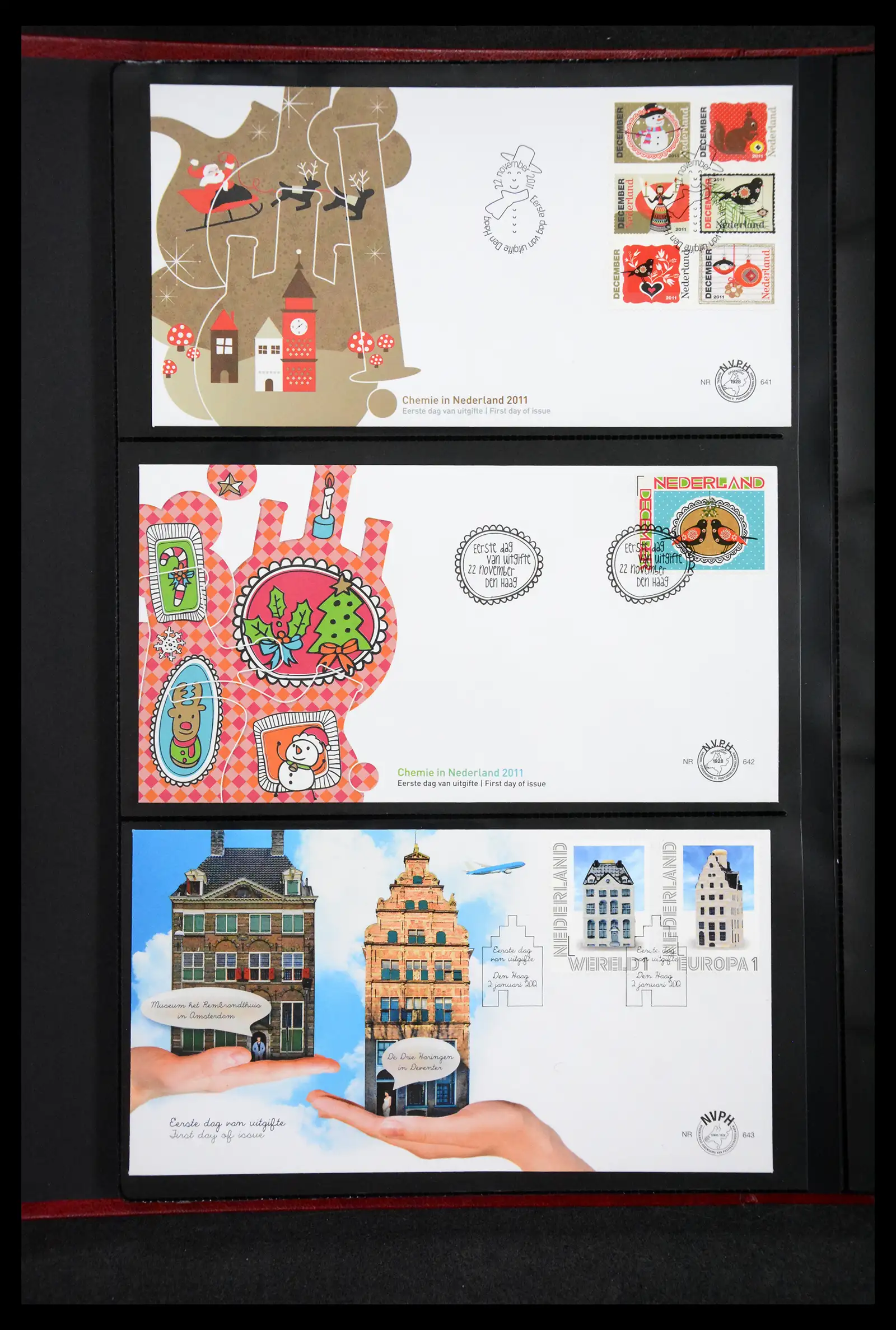 41304 0086 - Postzegelverzameling 41304 Nederland fdc's 2001-eind 2022.