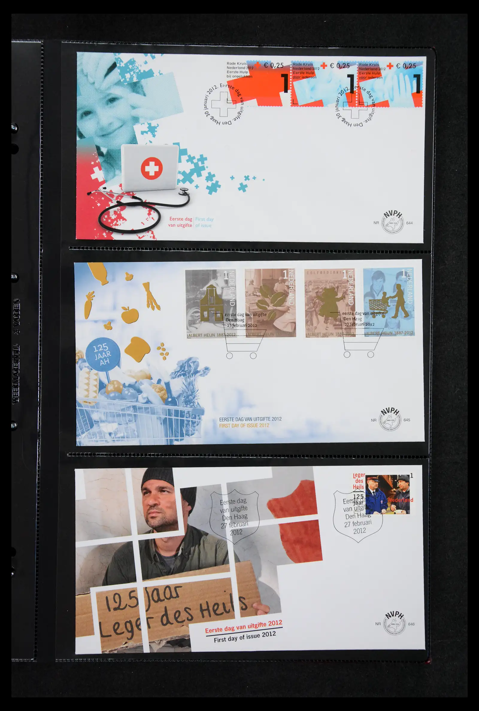 41304 0087 - Postzegelverzameling 41304 Nederland fdc's 2001-eind 2022.