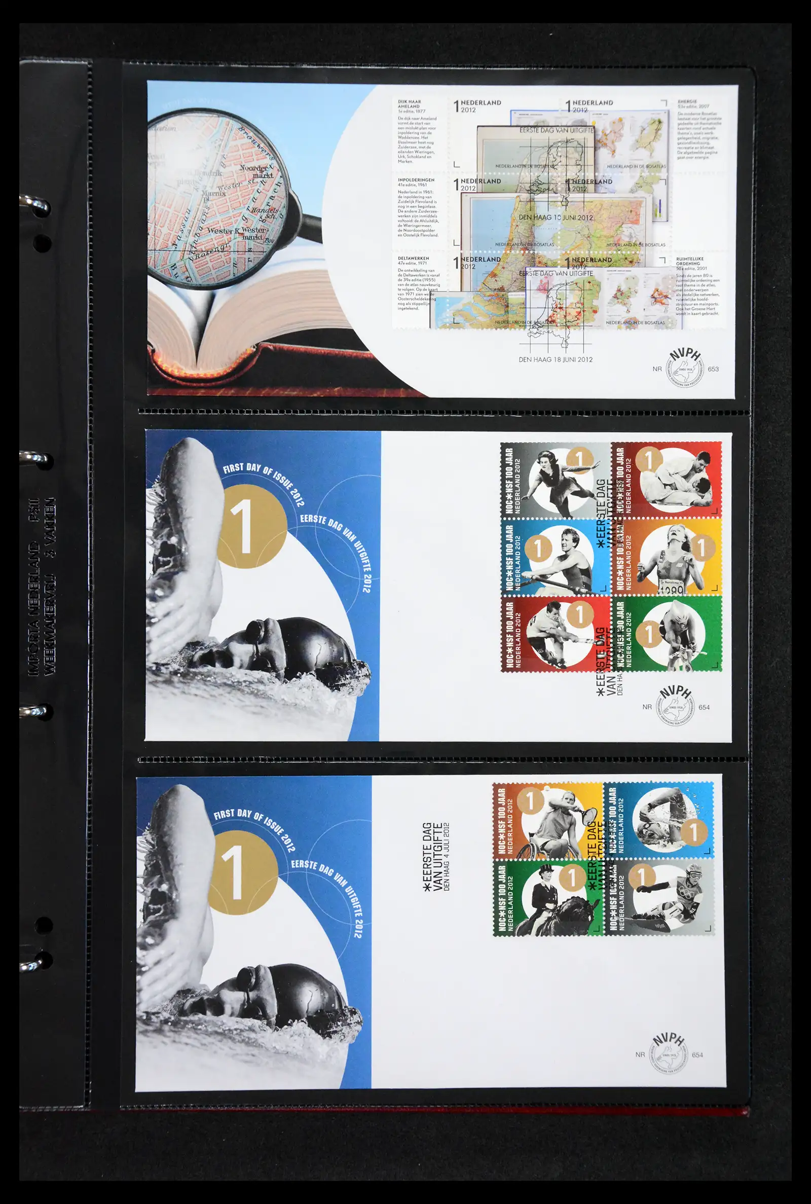 41304 0091 - Postzegelverzameling 41304 Nederland fdc's 2001-eind 2022.