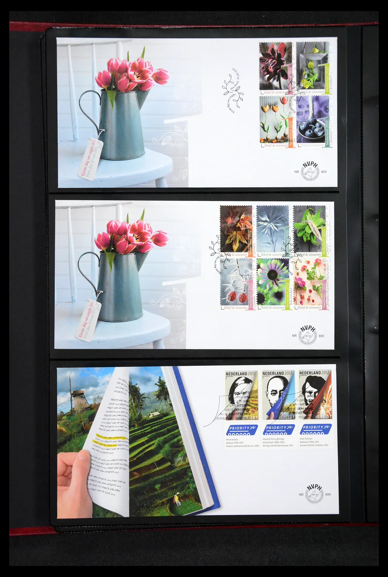 41304 0092 - Postzegelverzameling 41304 Nederland fdc's 2001-eind 2022.