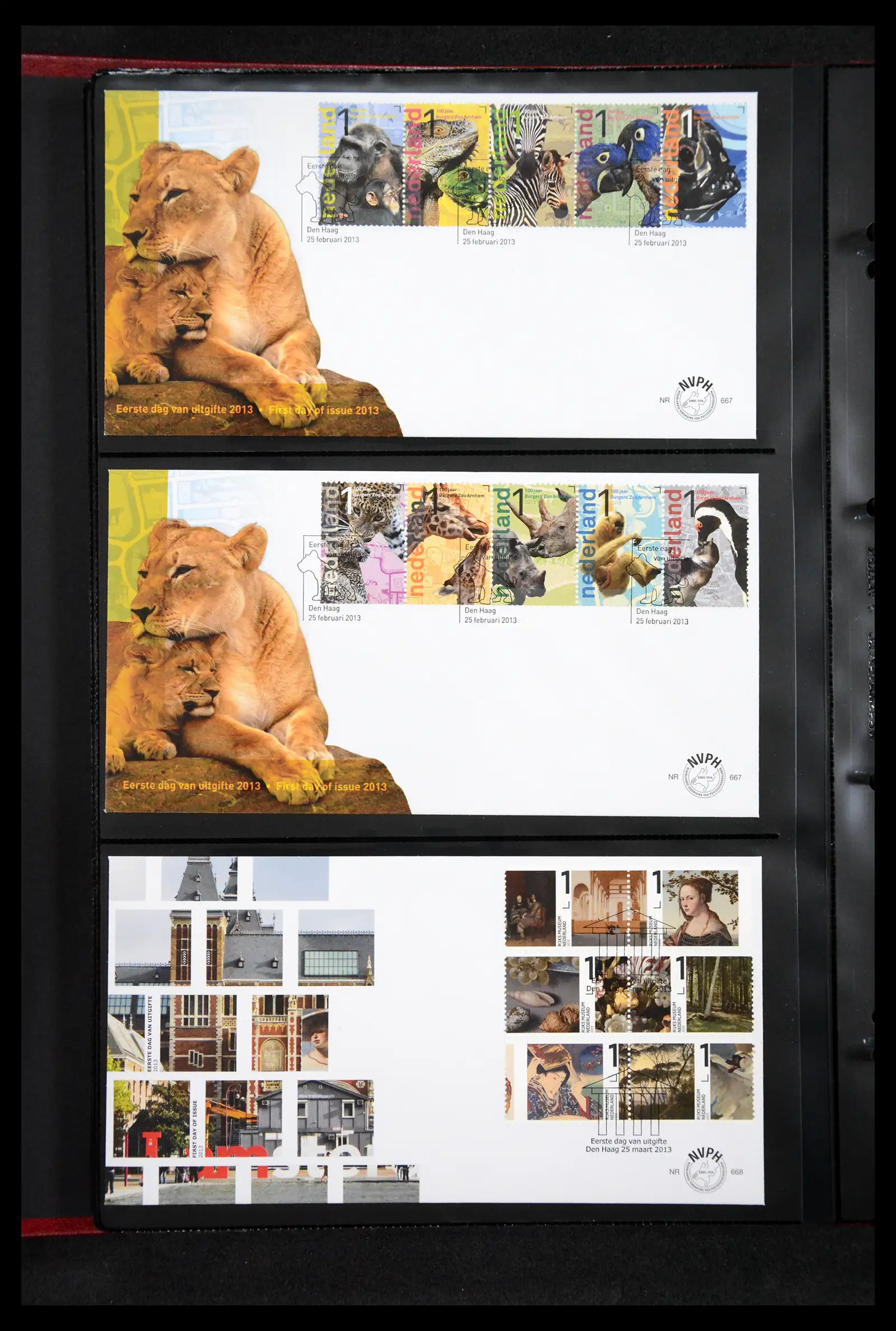 41304 0098 - Postzegelverzameling 41304 Nederland fdc's 2001-eind 2022.