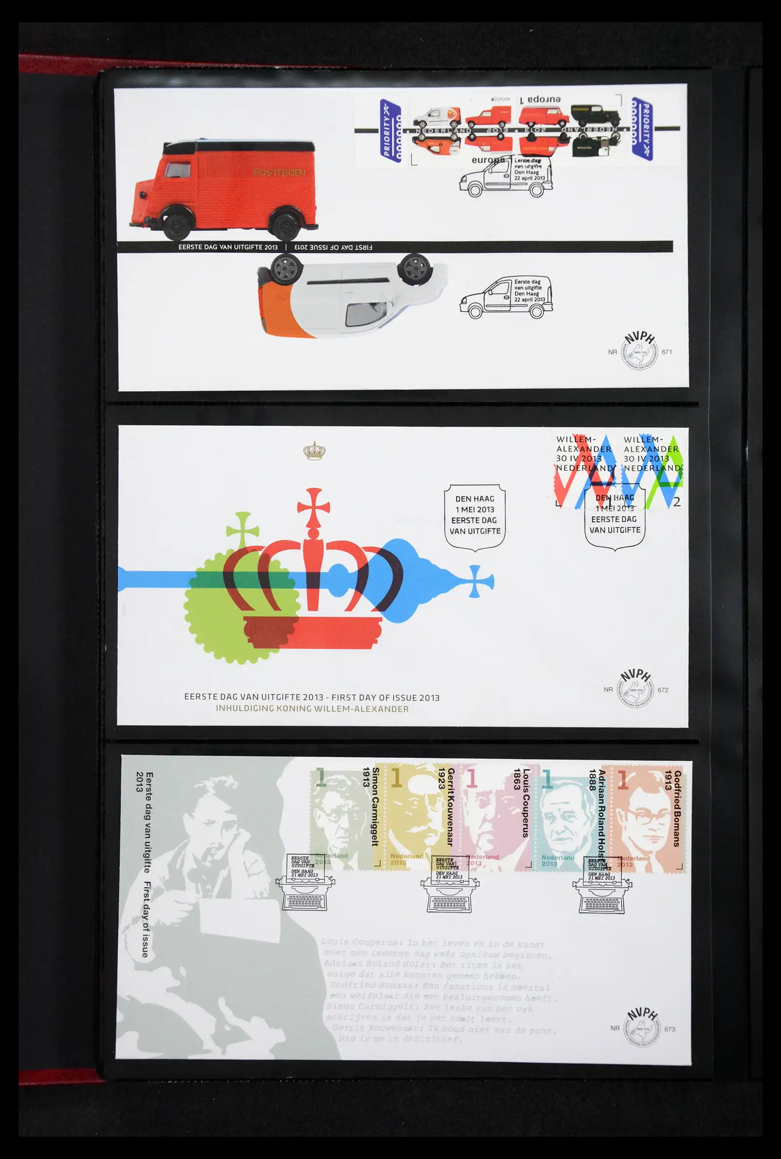 41304 0100 - Postzegelverzameling 41304 Nederland fdc's 2001-eind 2022.