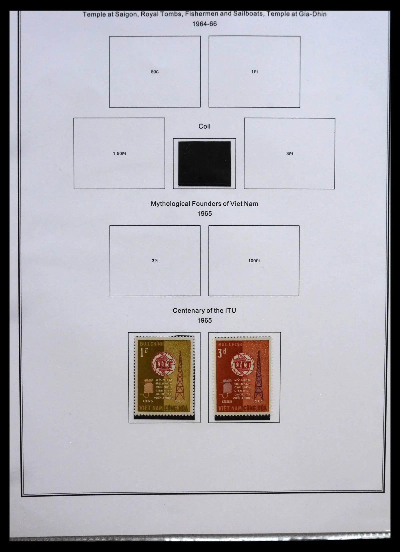 41313 0022 - Stamp collection 41313 Vietnam 1951-1975.