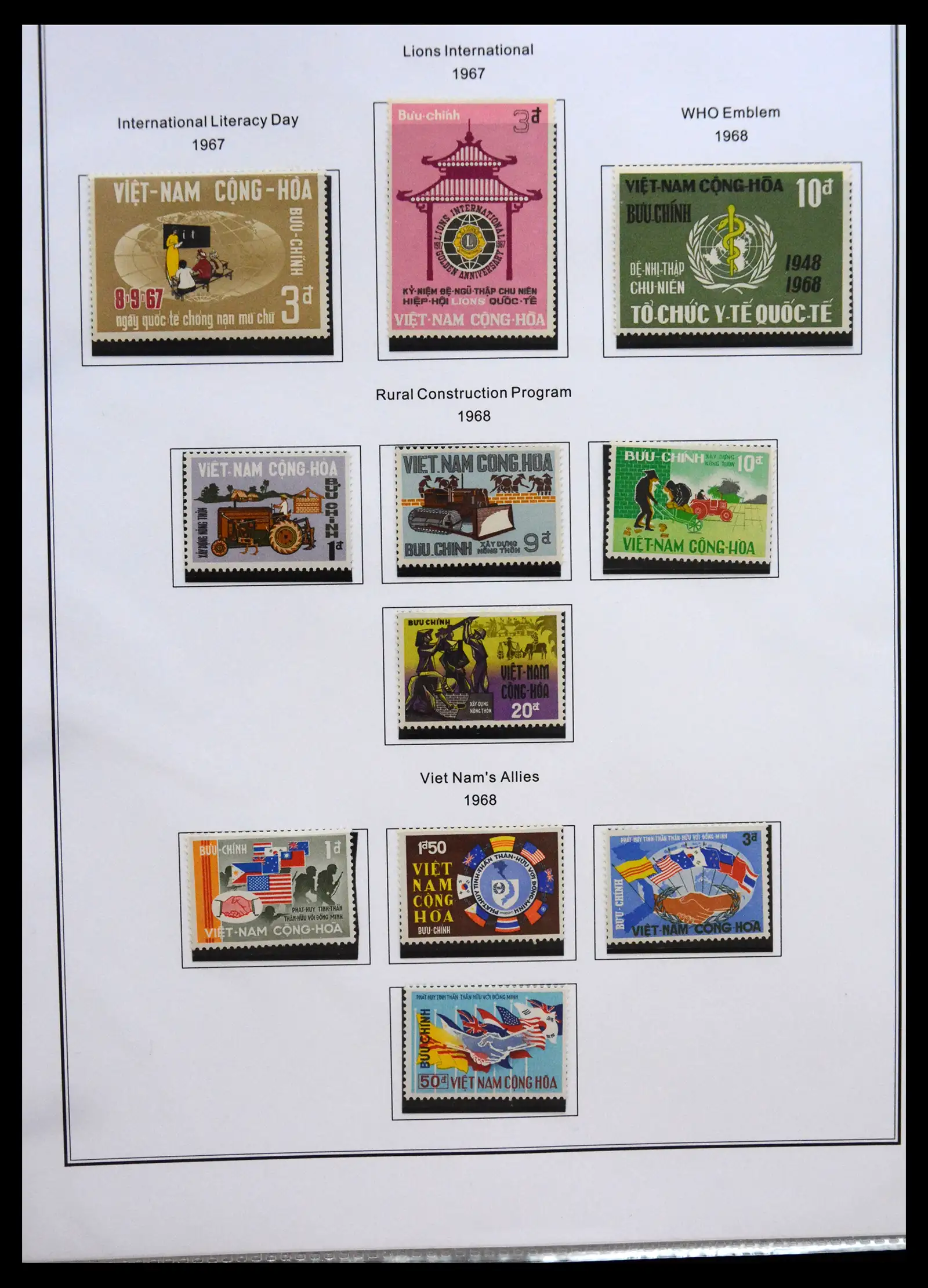 41313 0030 - Stamp collection 41313 Vietnam 1951-1975.