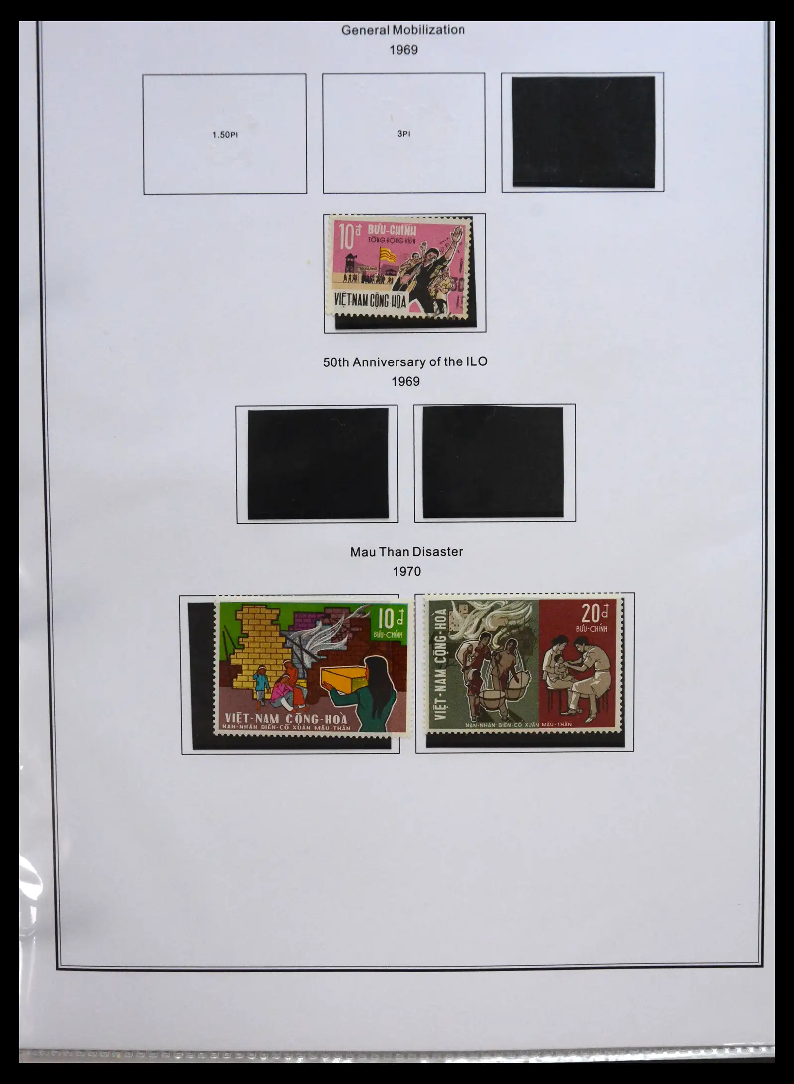 41313 0034 - Stamp collection 41313 Vietnam 1951-1975.