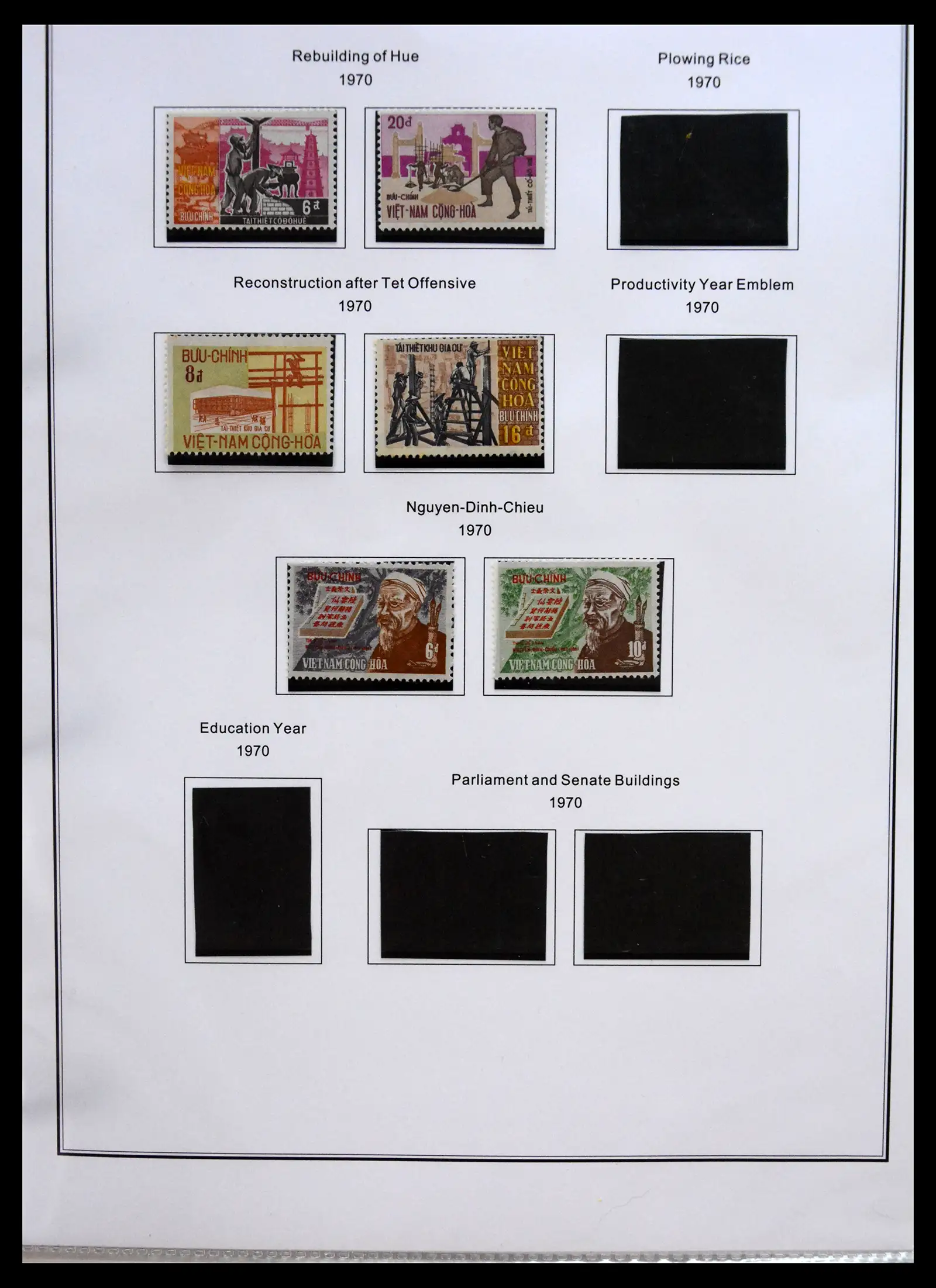 41313 0036 - Stamp collection 41313 Vietnam 1951-1975.