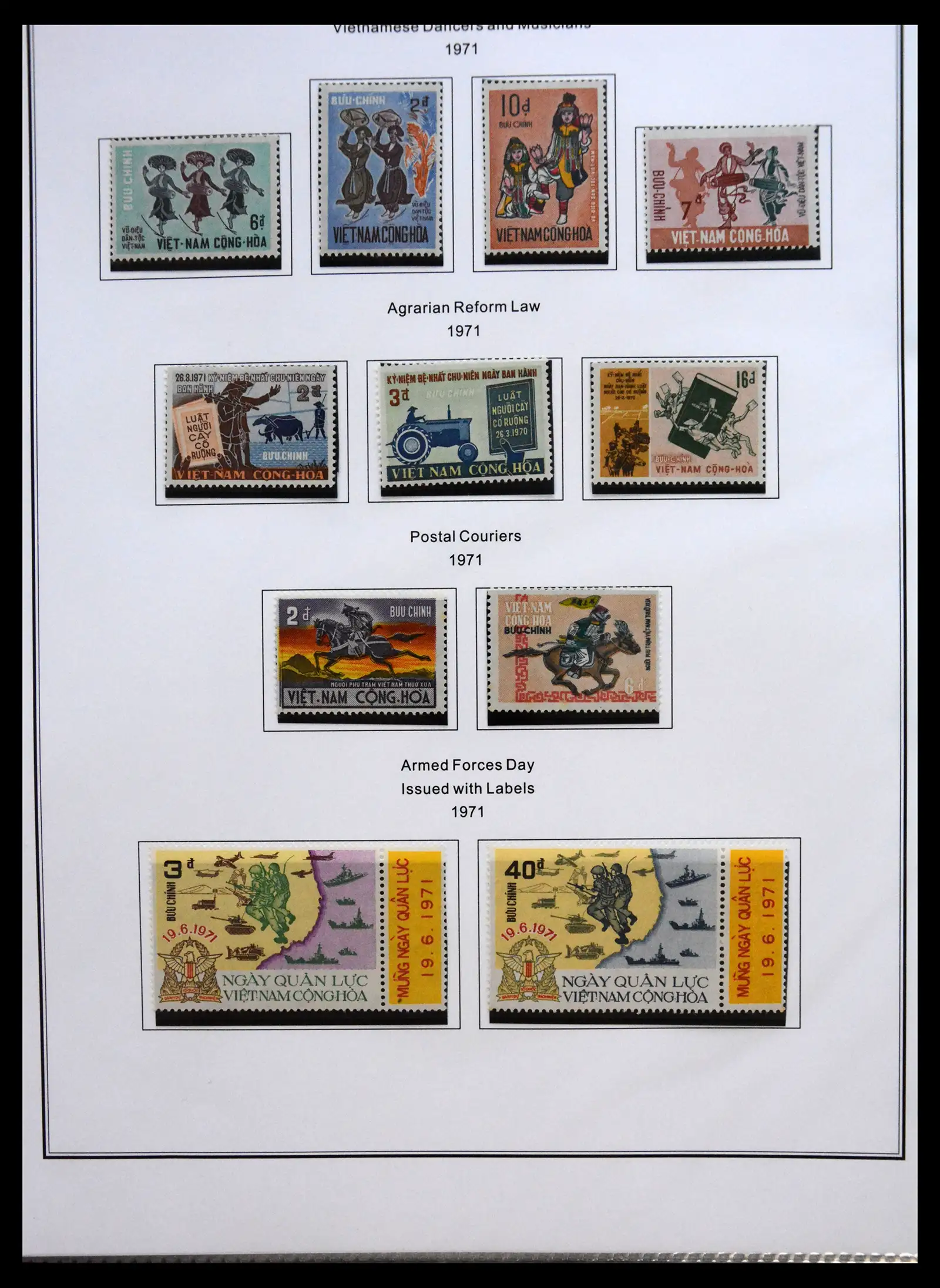 41313 0037 - Stamp collection 41313 Vietnam 1951-1975.