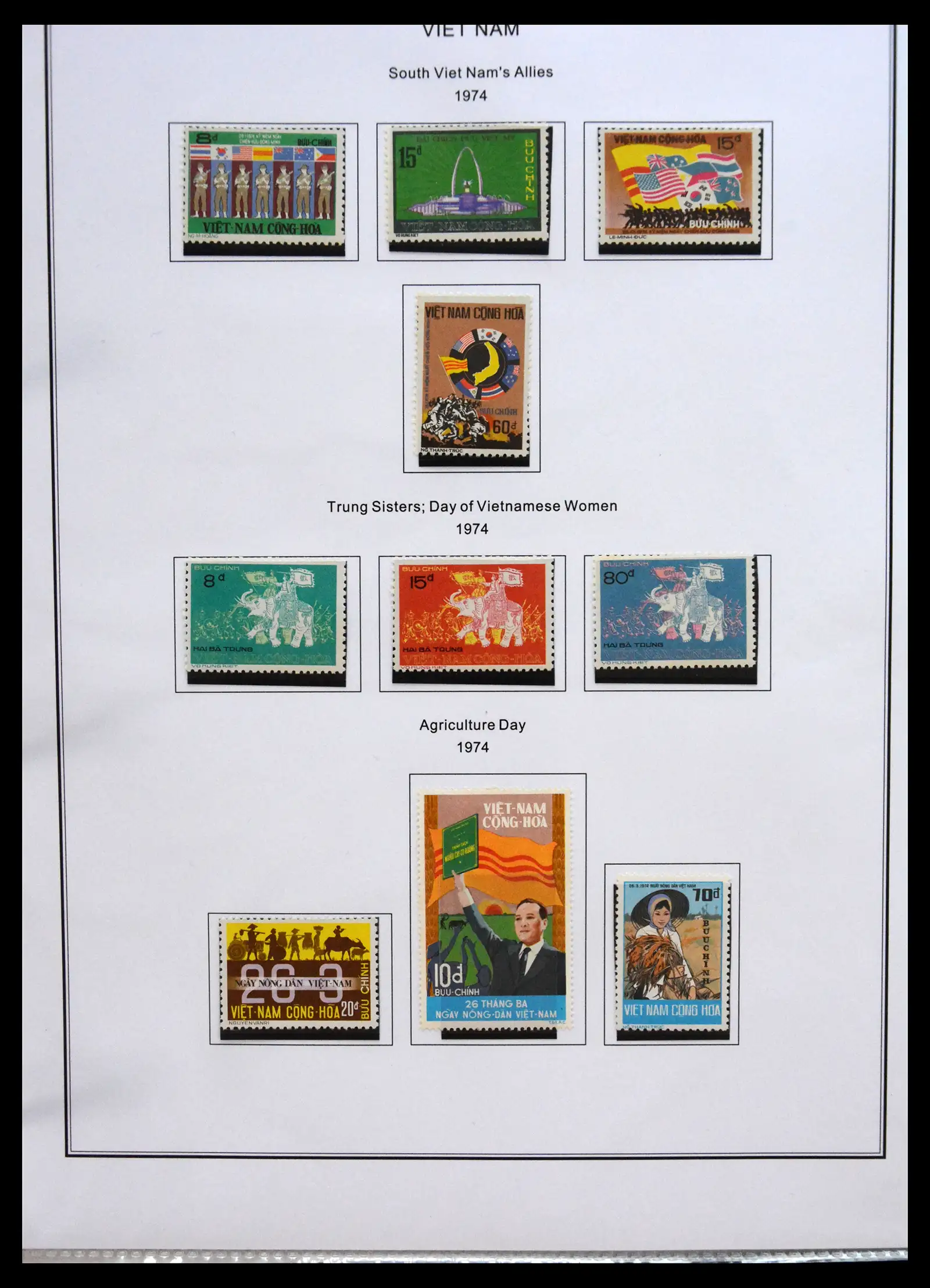 41313 0044 - Stamp collection 41313 Vietnam 1951-1975.