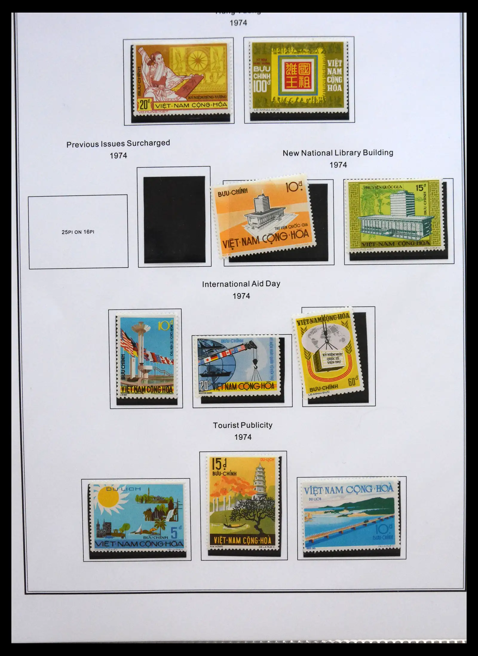 41313 0045 - Stamp collection 41313 Vietnam 1951-1975.