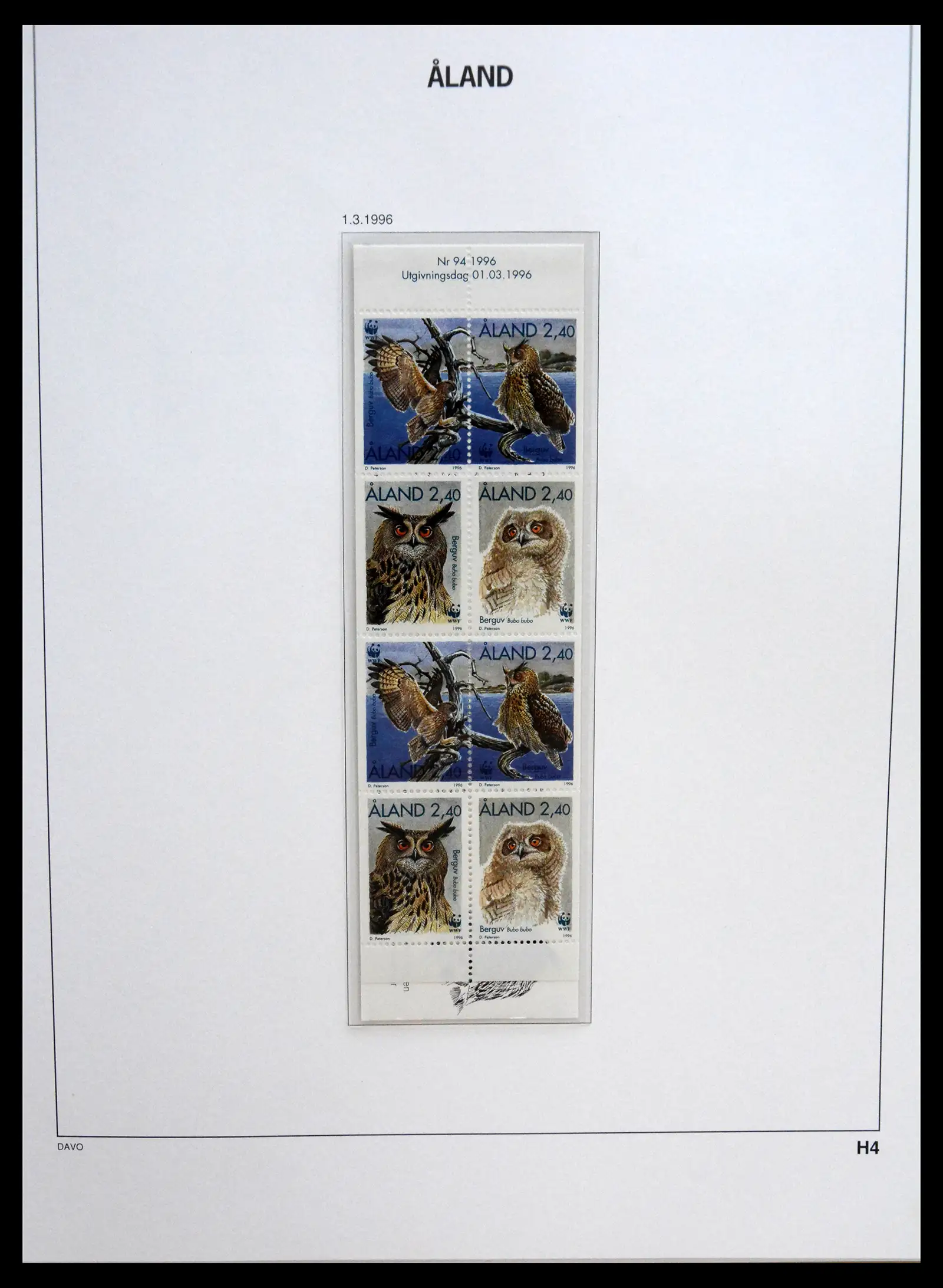 41319 0022 - Postzegelverzameling 41319 Aland postfris compleet 1983-2017.