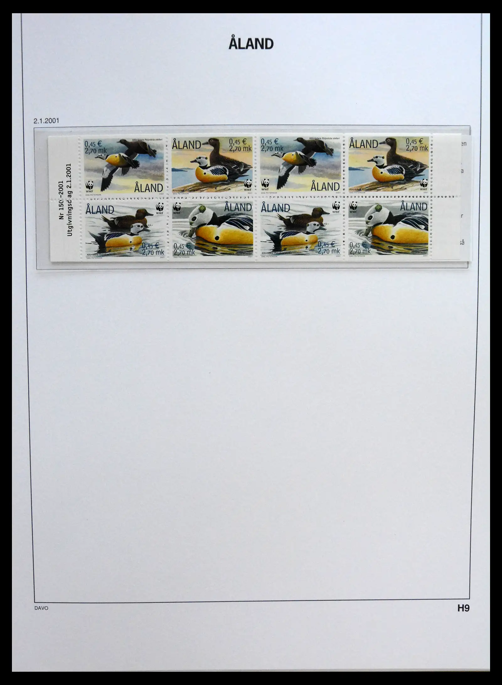 41319 0027 - Postzegelverzameling 41319 Aland postfris compleet 1983-2017.