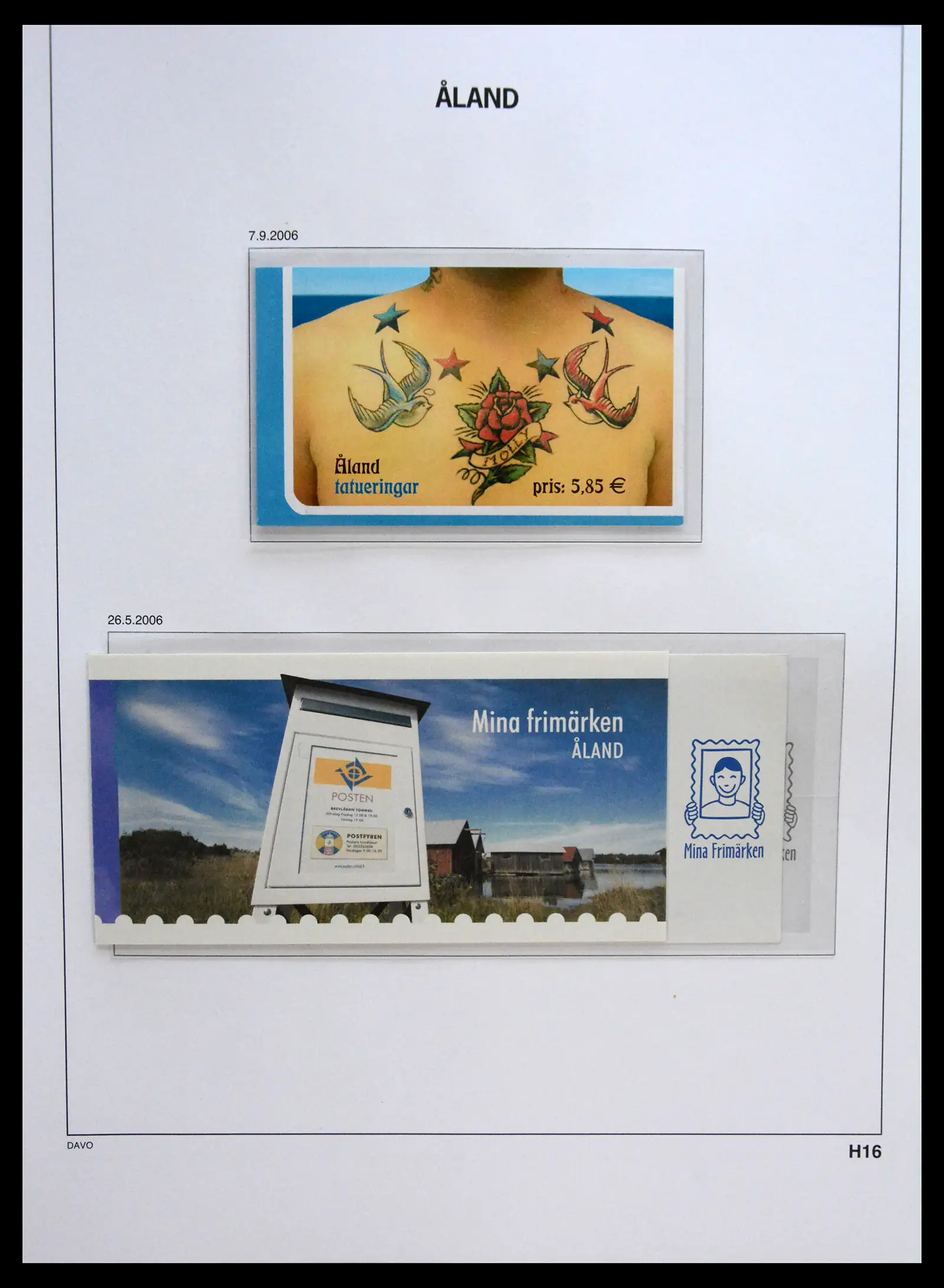 41319 0034 - Postzegelverzameling 41319 Aland postfris compleet 1983-2017.