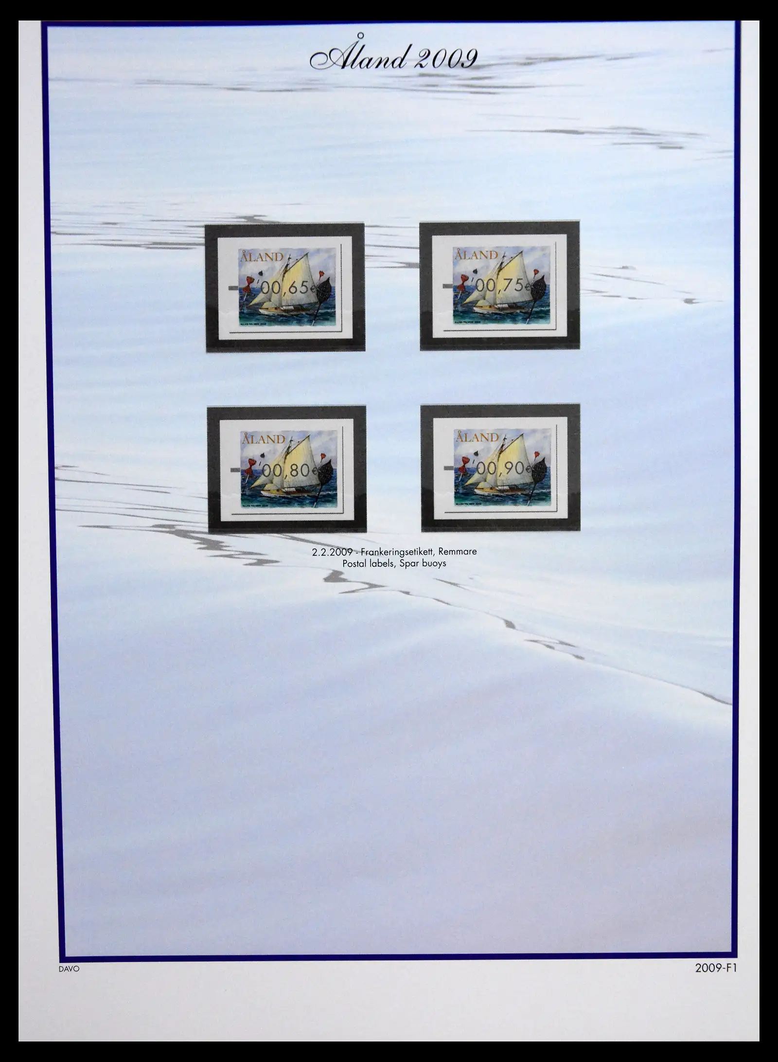 41319 0048 - Postzegelverzameling 41319 Aland postfris compleet 1983-2017.