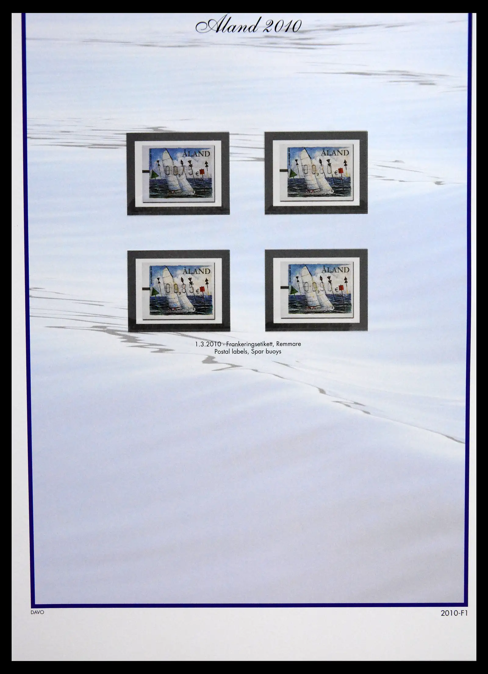 41319 0049 - Postzegelverzameling 41319 Aland postfris compleet 1983-2017.