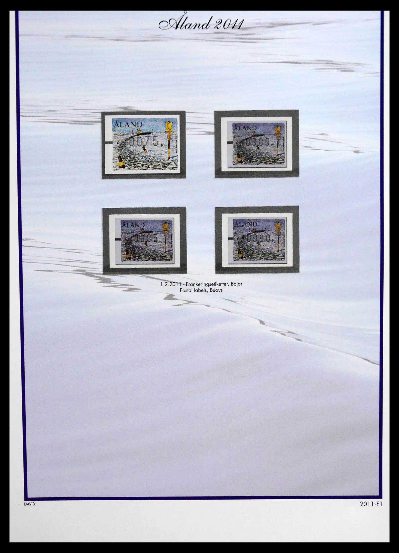 41319 0050 - Postzegelverzameling 41319 Aland postfris compleet 1983-2017.