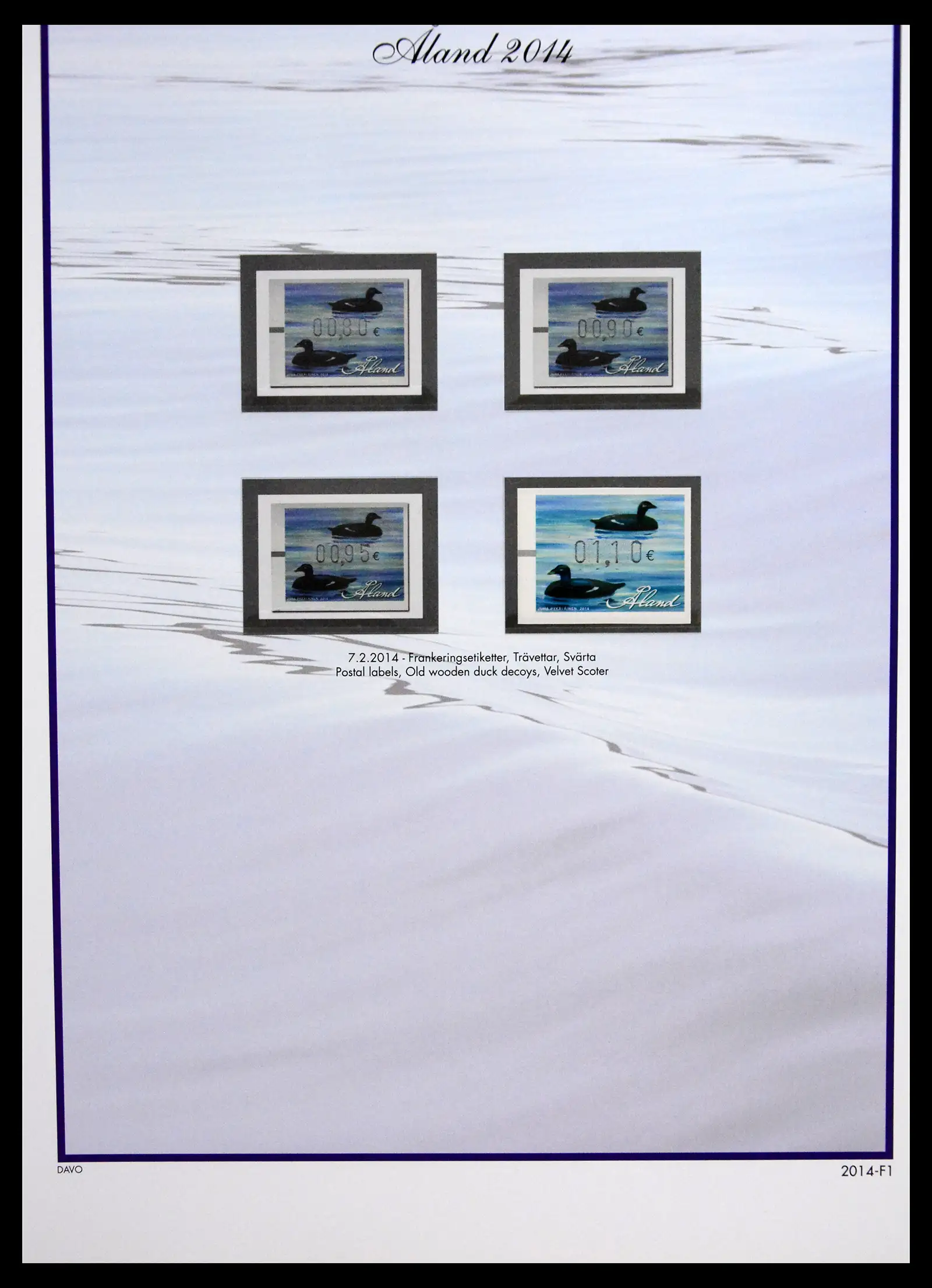 41319 0053 - Postzegelverzameling 41319 Aland postfris compleet 1983-2017.