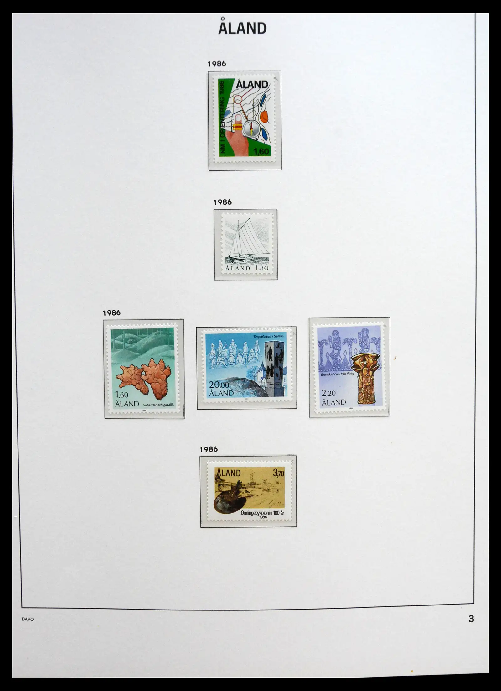 41319 0059 - Postzegelverzameling 41319 Aland postfris compleet 1983-2017.