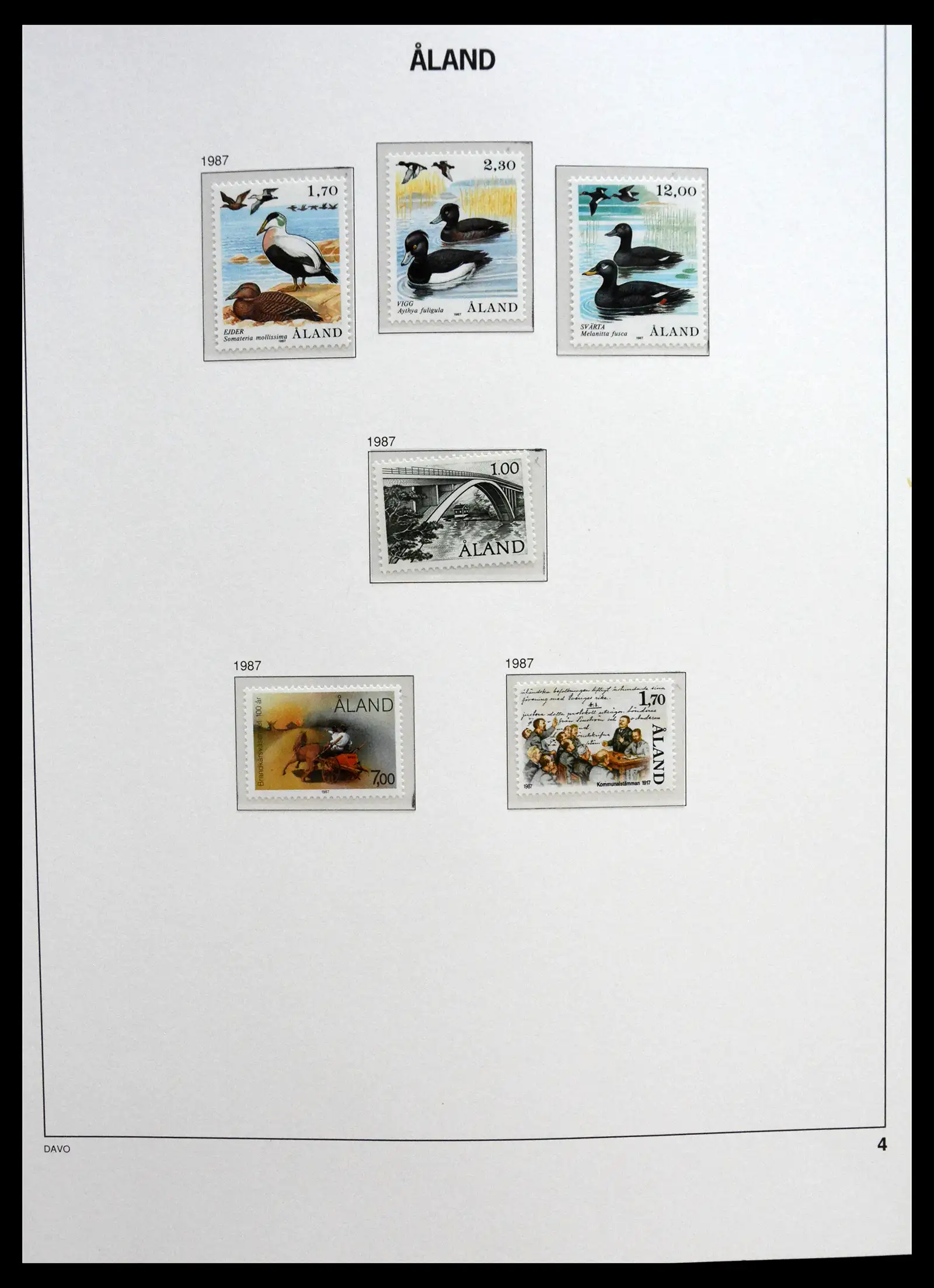 41319 0060 - Postzegelverzameling 41319 Aland postfris compleet 1983-2017.