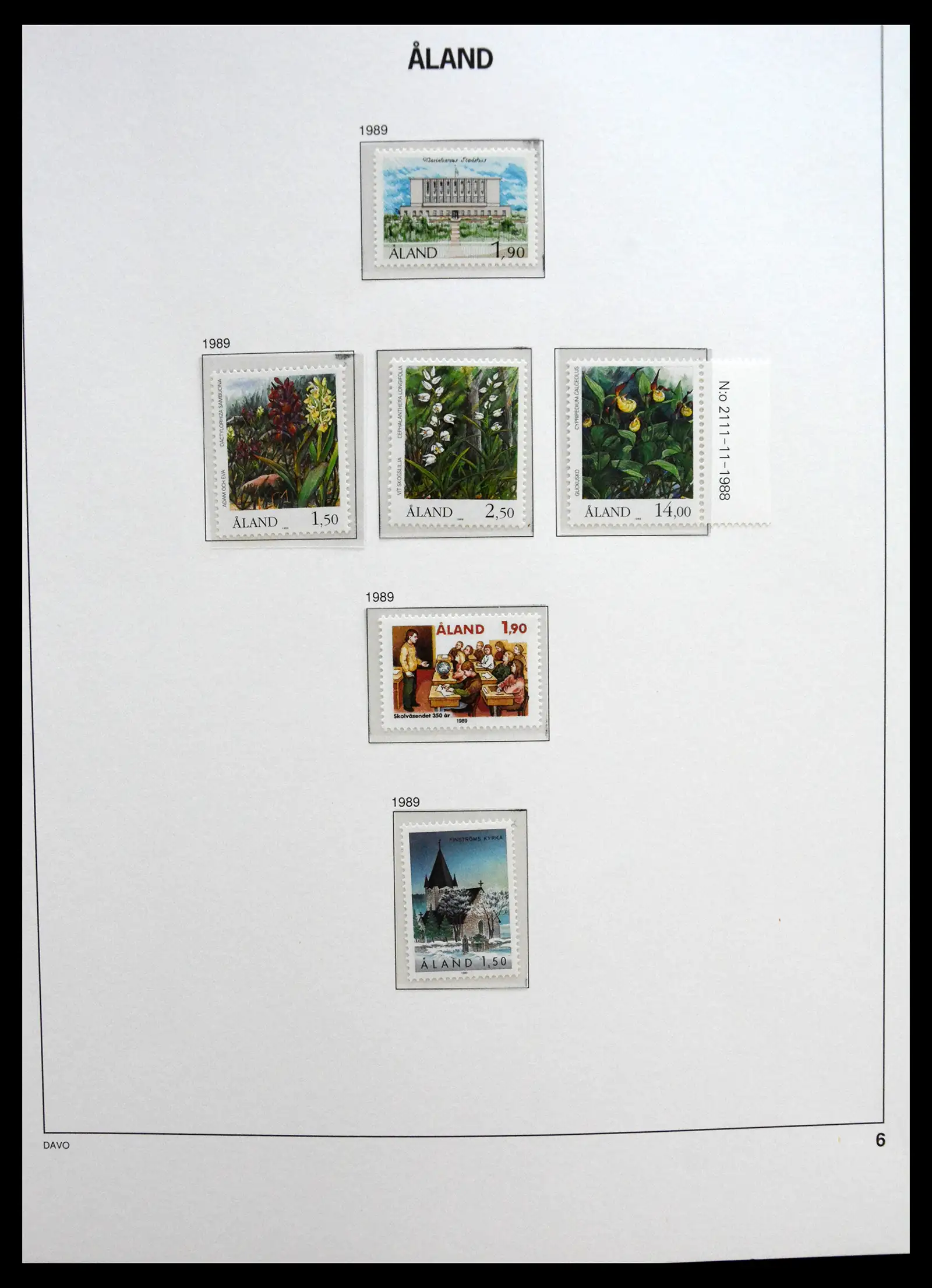 41319 0062 - Postzegelverzameling 41319 Aland postfris compleet 1983-2017.
