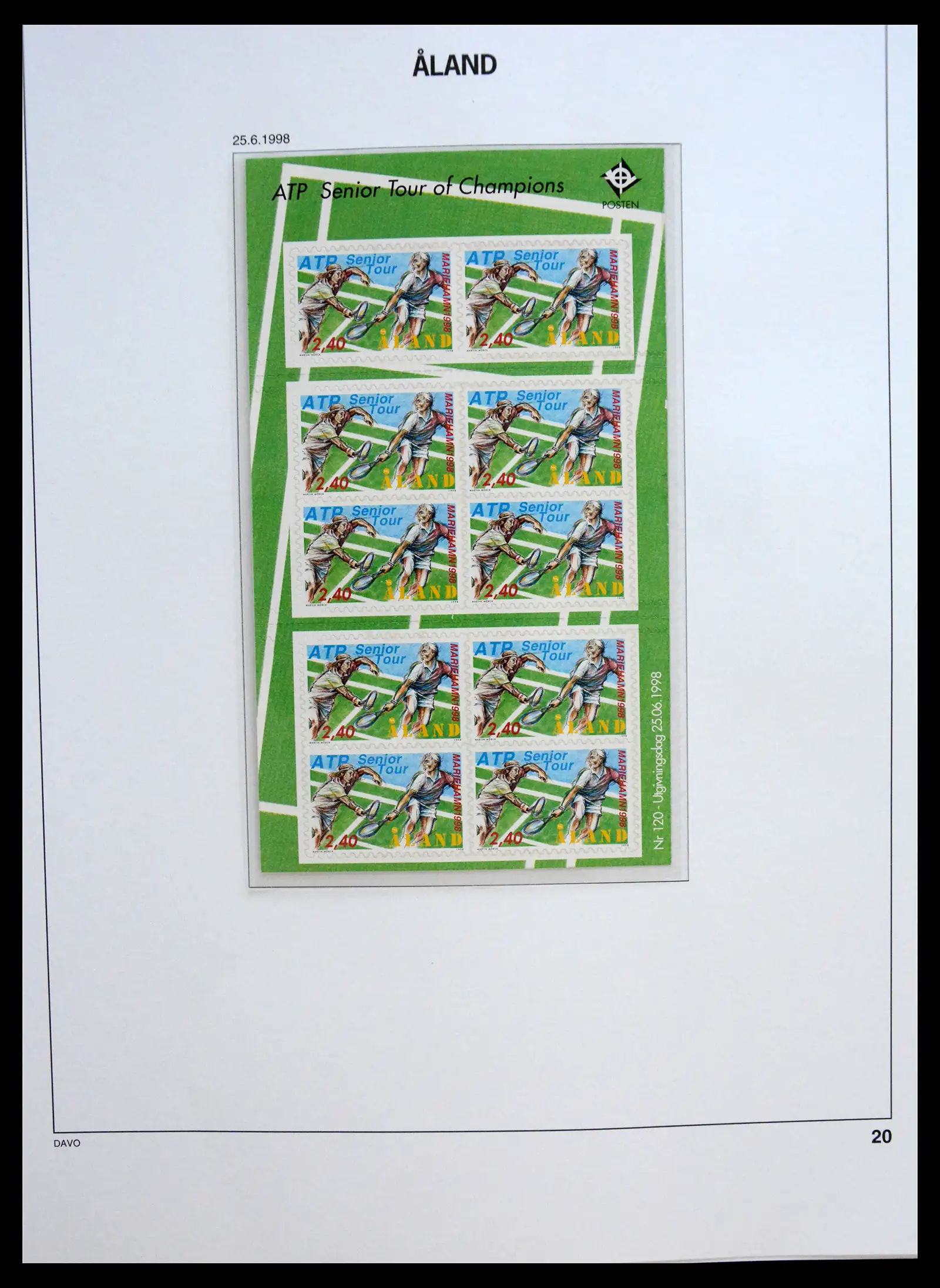 41319 0076 - Postzegelverzameling 41319 Aland postfris compleet 1983-2017.