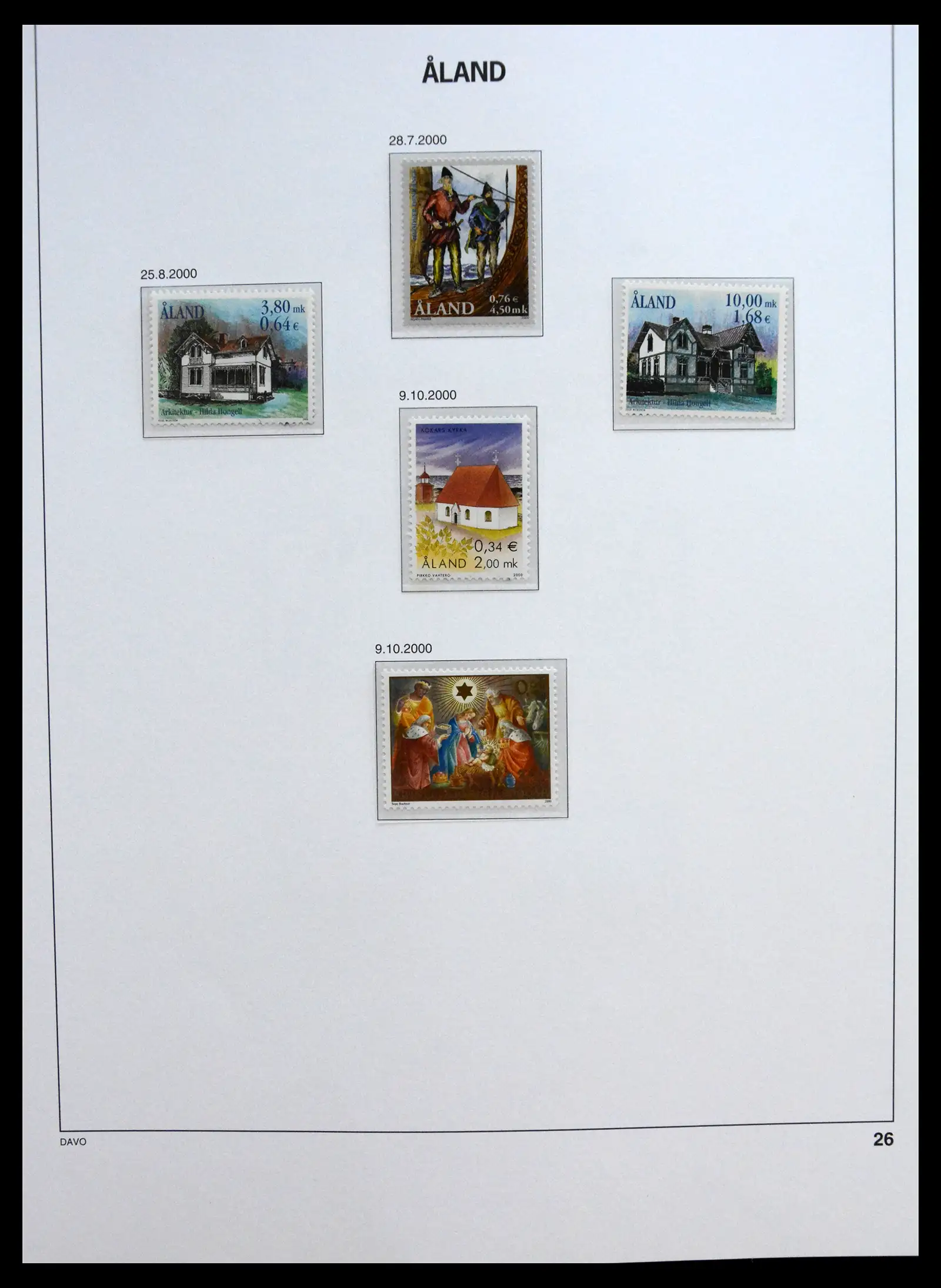 41319 0082 - Postzegelverzameling 41319 Aland postfris compleet 1983-2017.