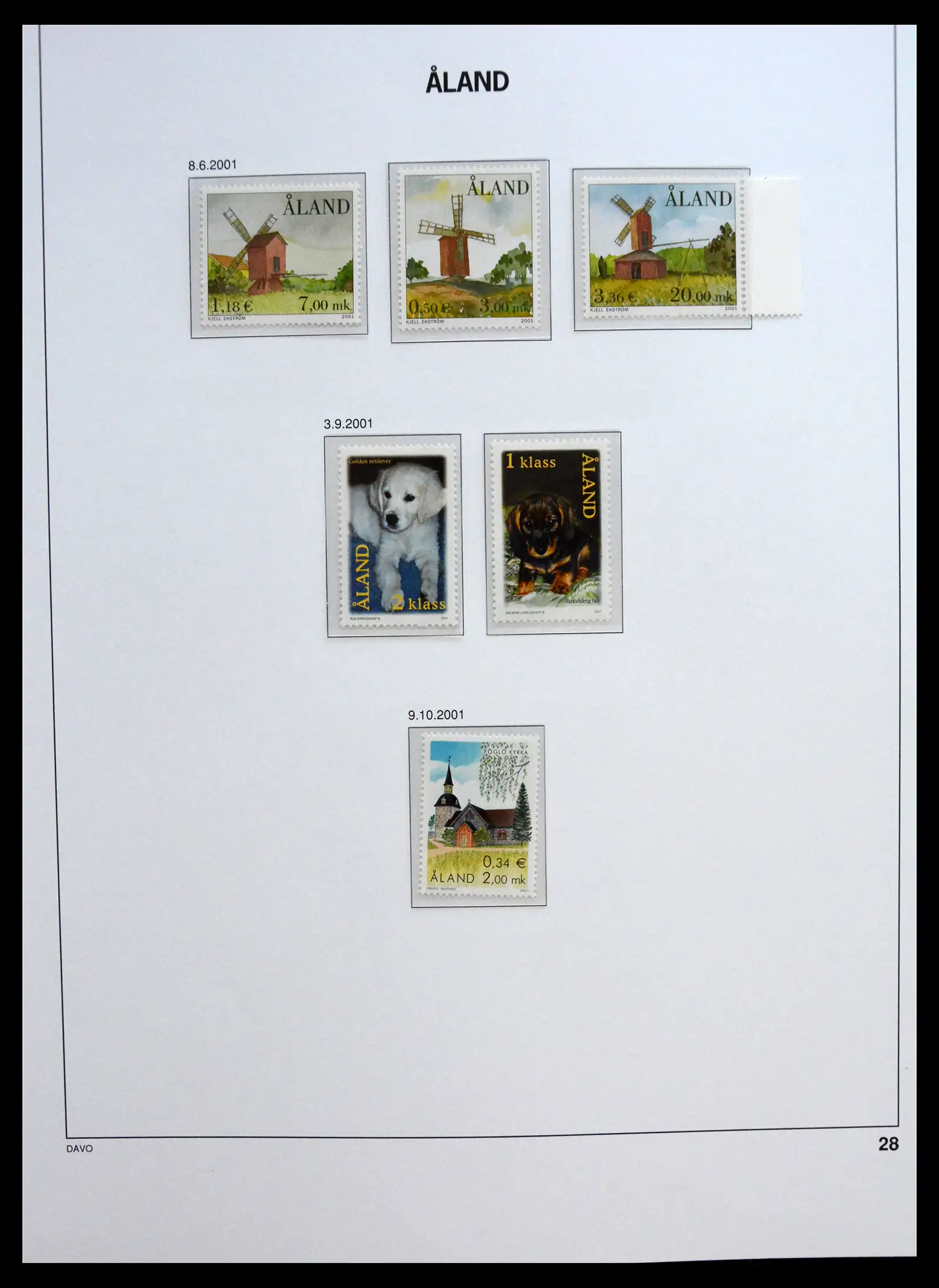 41319 0084 - Postzegelverzameling 41319 Aland postfris compleet 1983-2017.