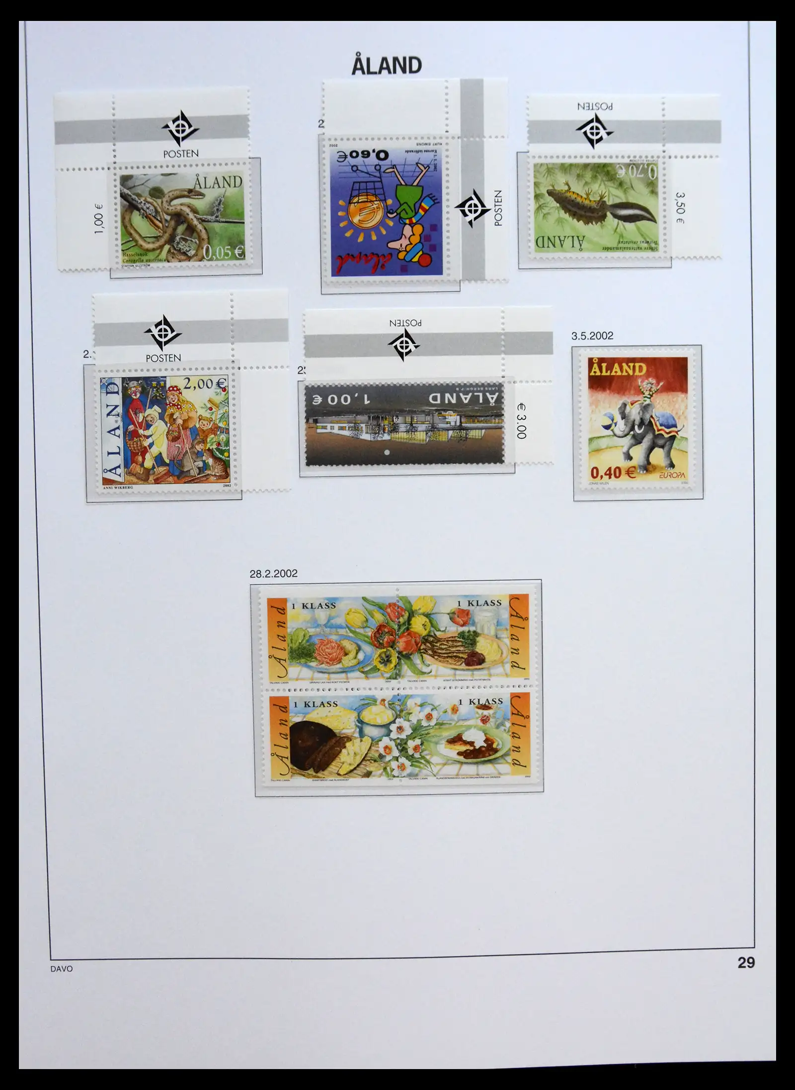 41319 0085 - Postzegelverzameling 41319 Aland postfris compleet 1983-2017.