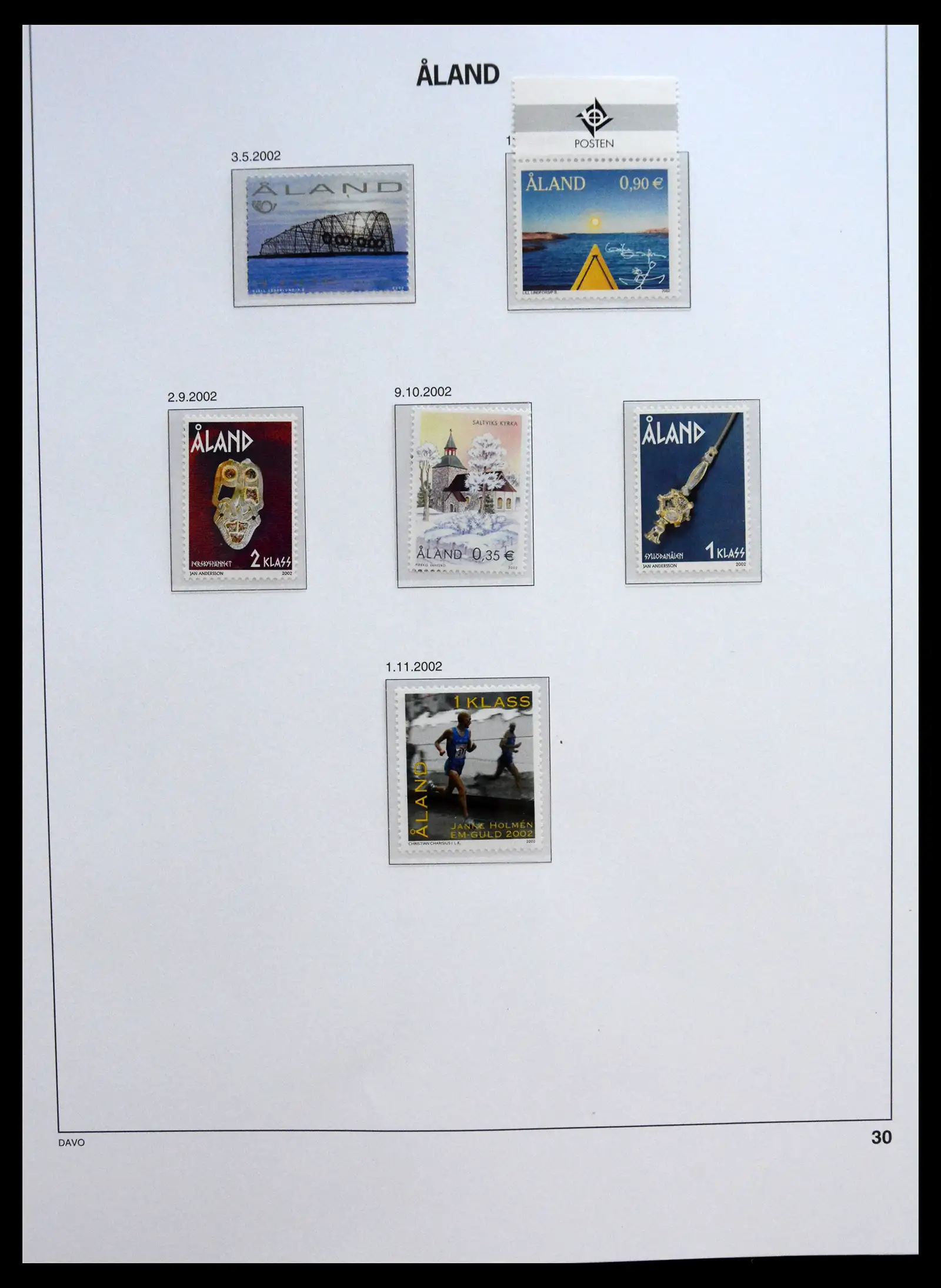 41319 0086 - Postzegelverzameling 41319 Aland postfris compleet 1983-2017.