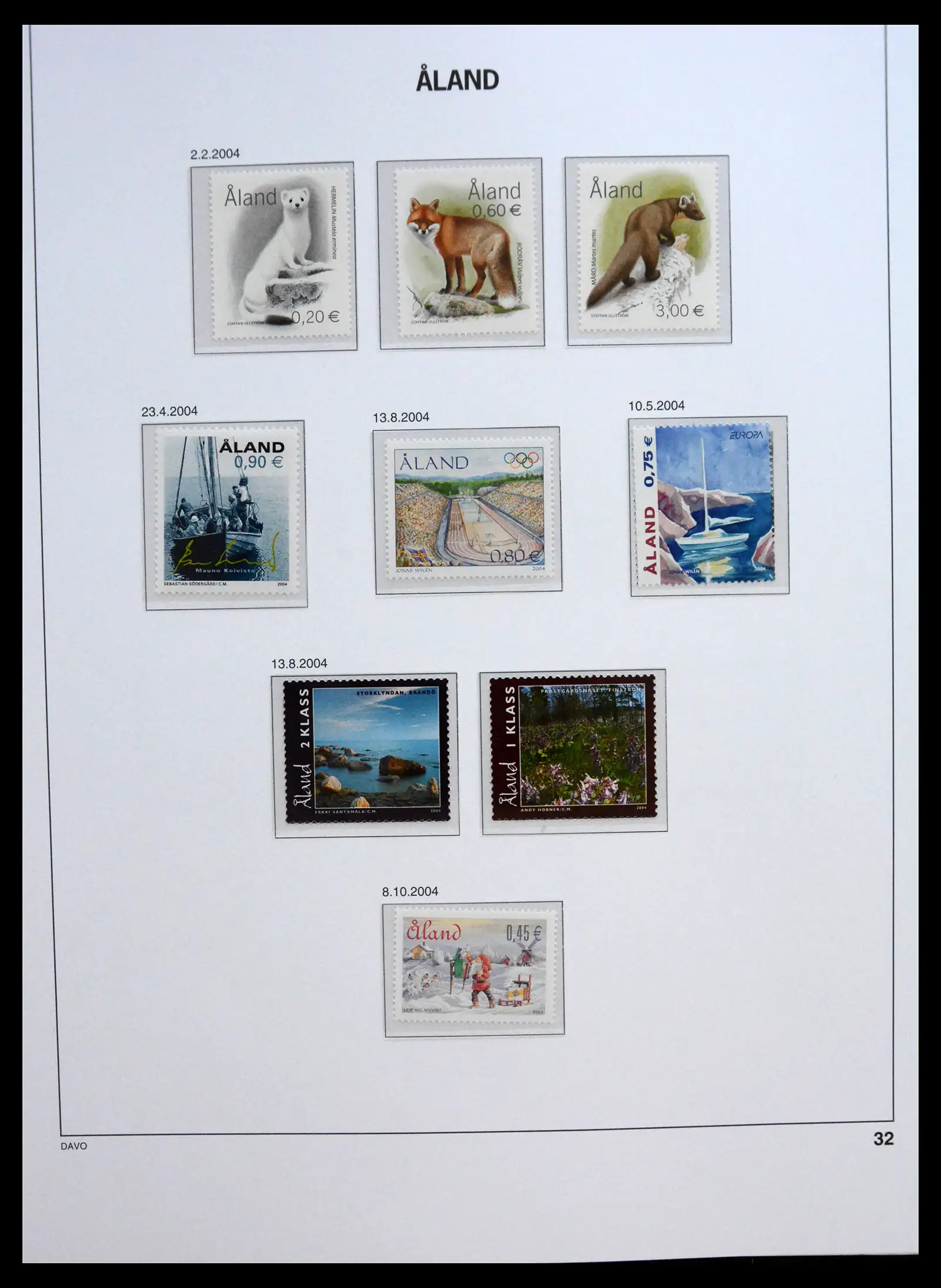 41319 0089 - Postzegelverzameling 41319 Aland postfris compleet 1983-2017.