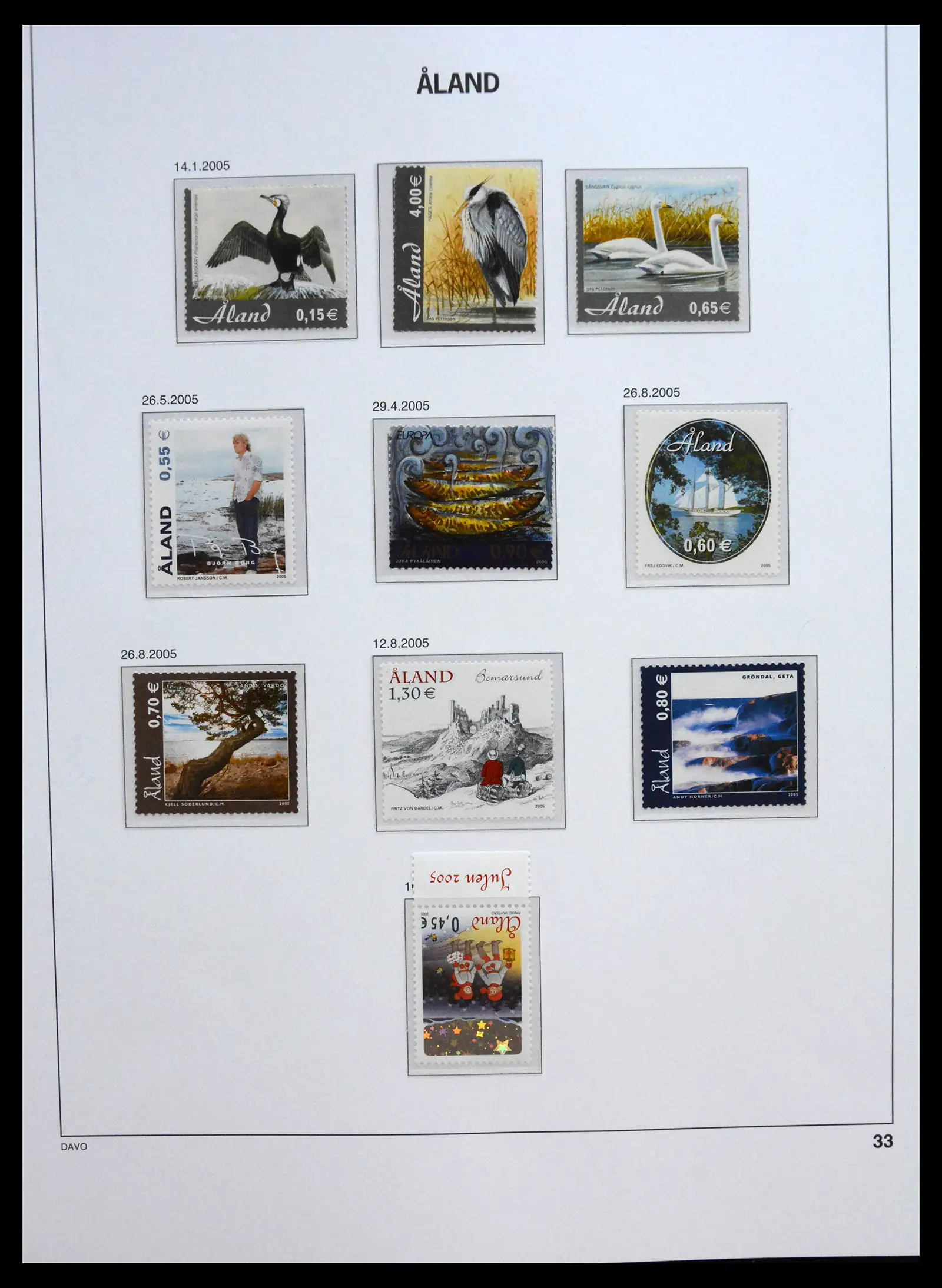 41319 0090 - Postzegelverzameling 41319 Aland postfris compleet 1983-2017.