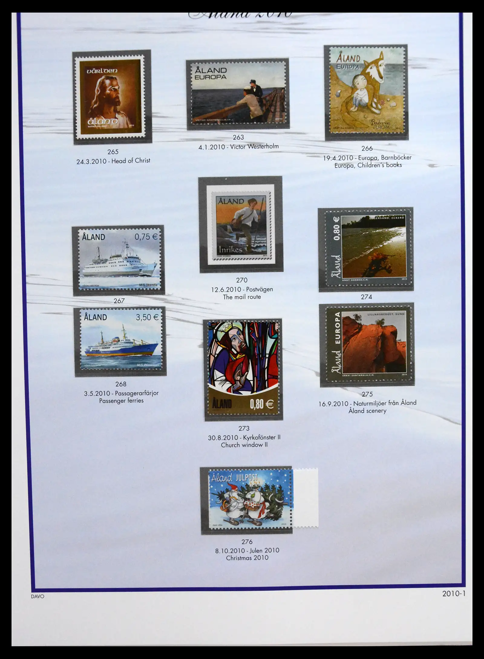 41319 0095 - Postzegelverzameling 41319 Aland postfris compleet 1983-2017.