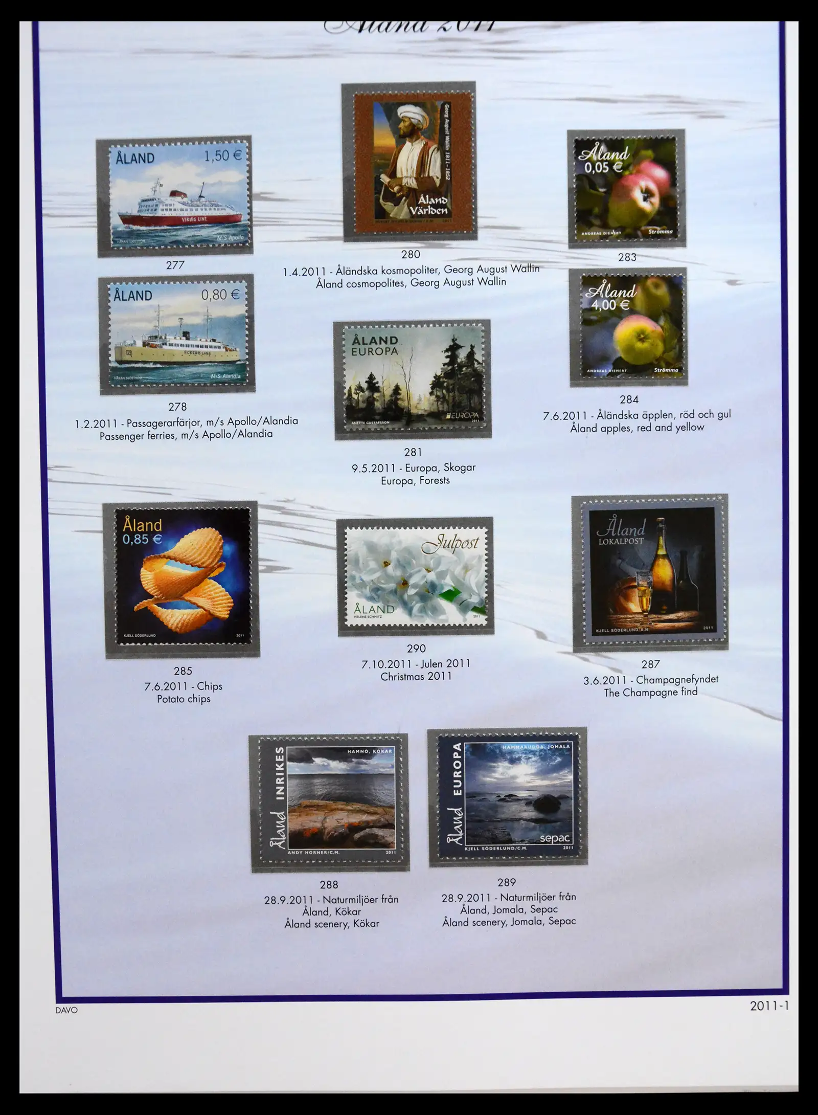 41319 0096 - Postzegelverzameling 41319 Aland postfris compleet 1983-2017.