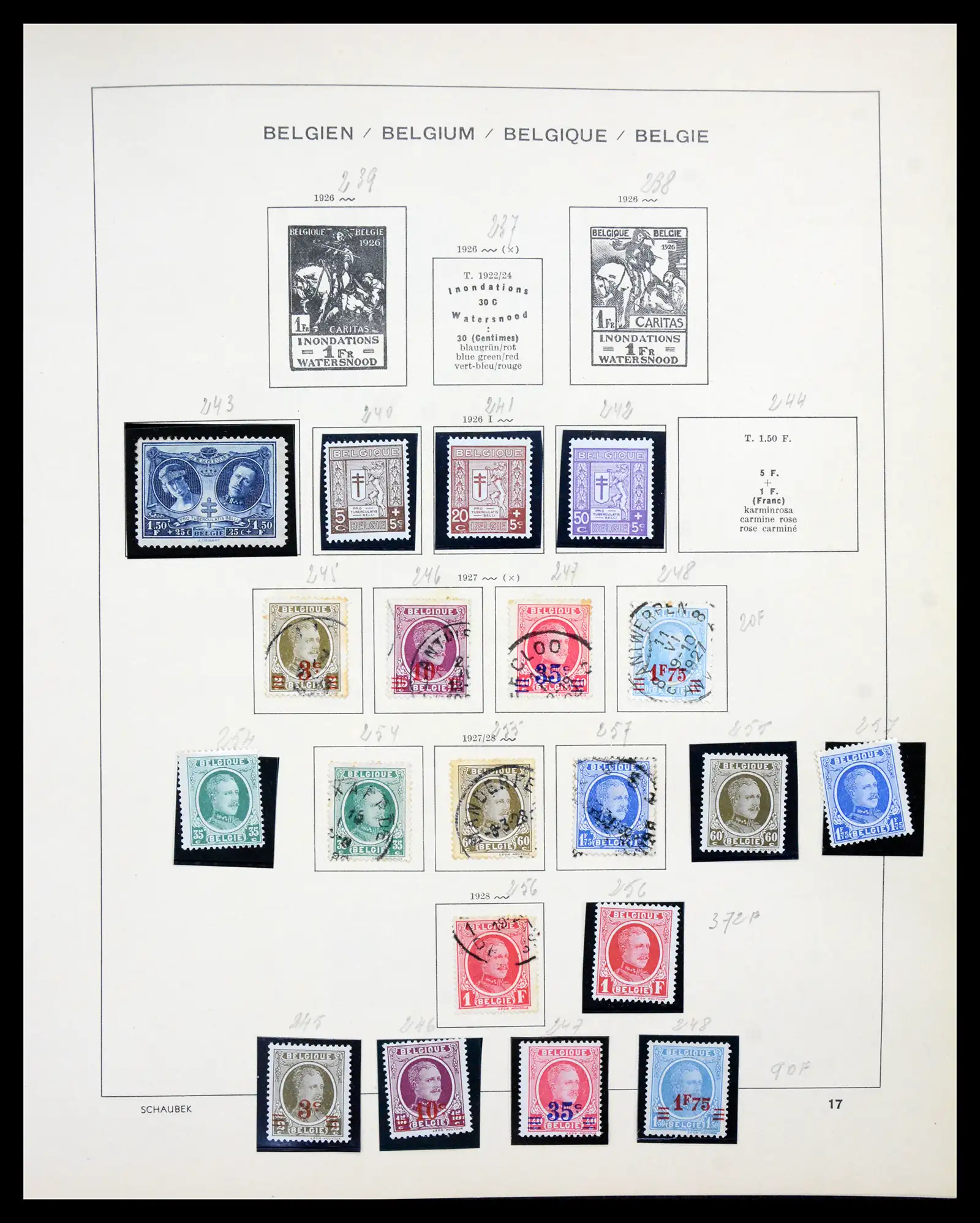 41329 0013 - Stamp collection 41329 Belgium 1869-1982.