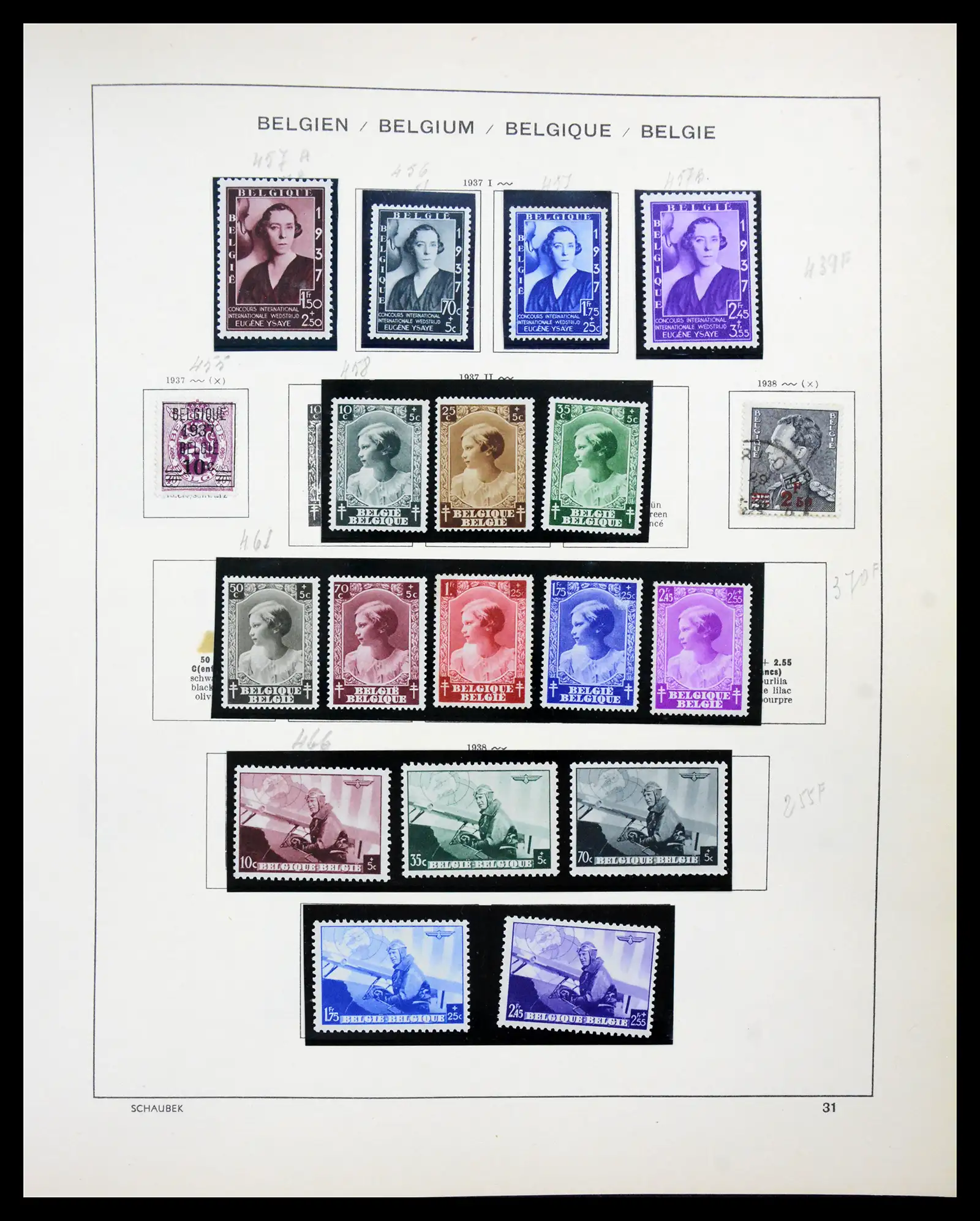 41329 0026 - Postzegelverzameling 41329 Belgie 1869-1982.