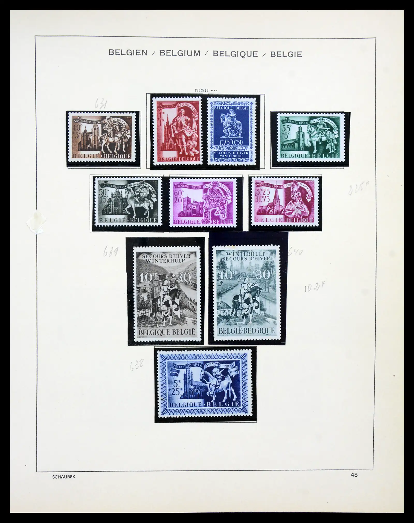 41329 0038 - Postzegelverzameling 41329 Belgie 1869-1982.