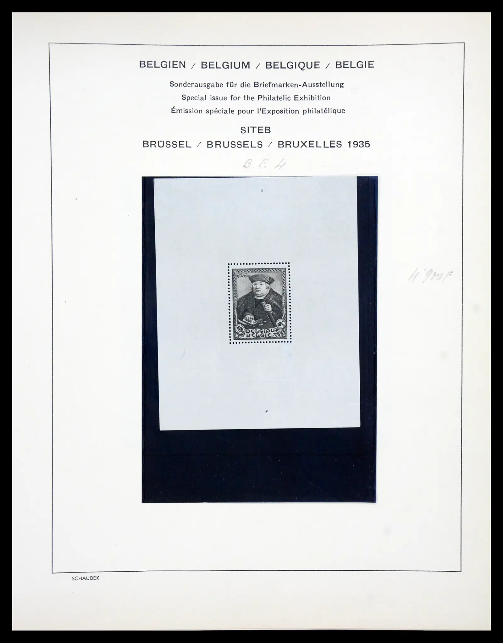 41329 0075 - Postzegelverzameling 41329 Belgie 1869-1982.