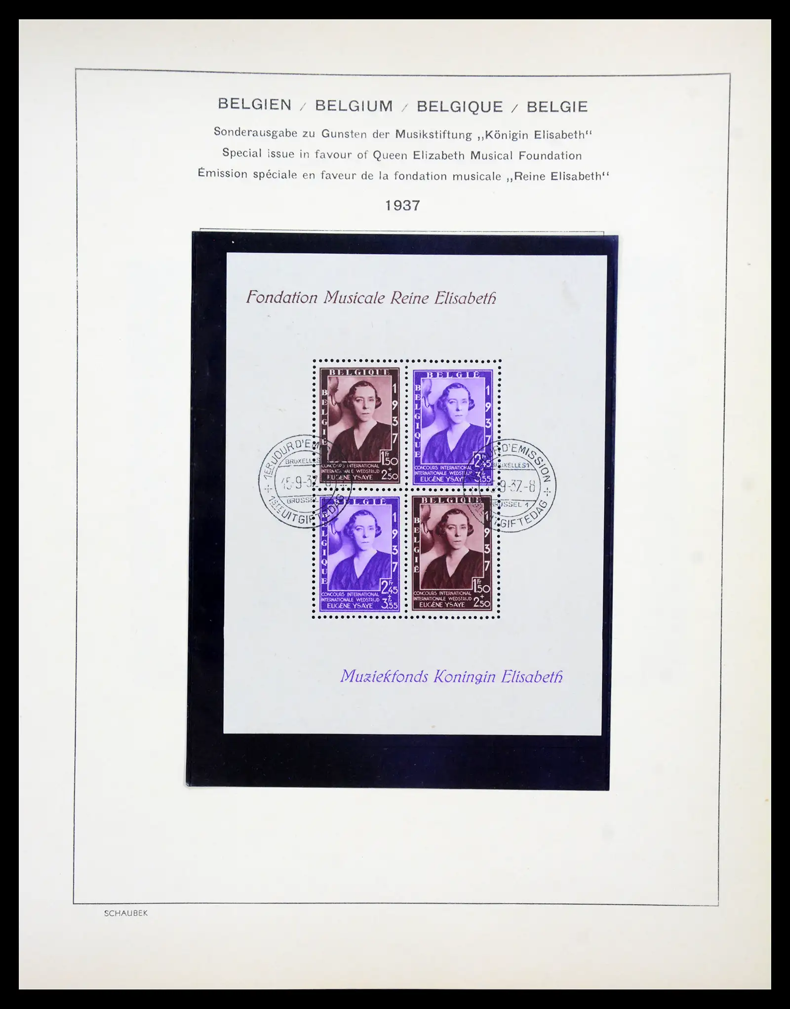 41329 0078 - Postzegelverzameling 41329 Belgie 1869-1982.