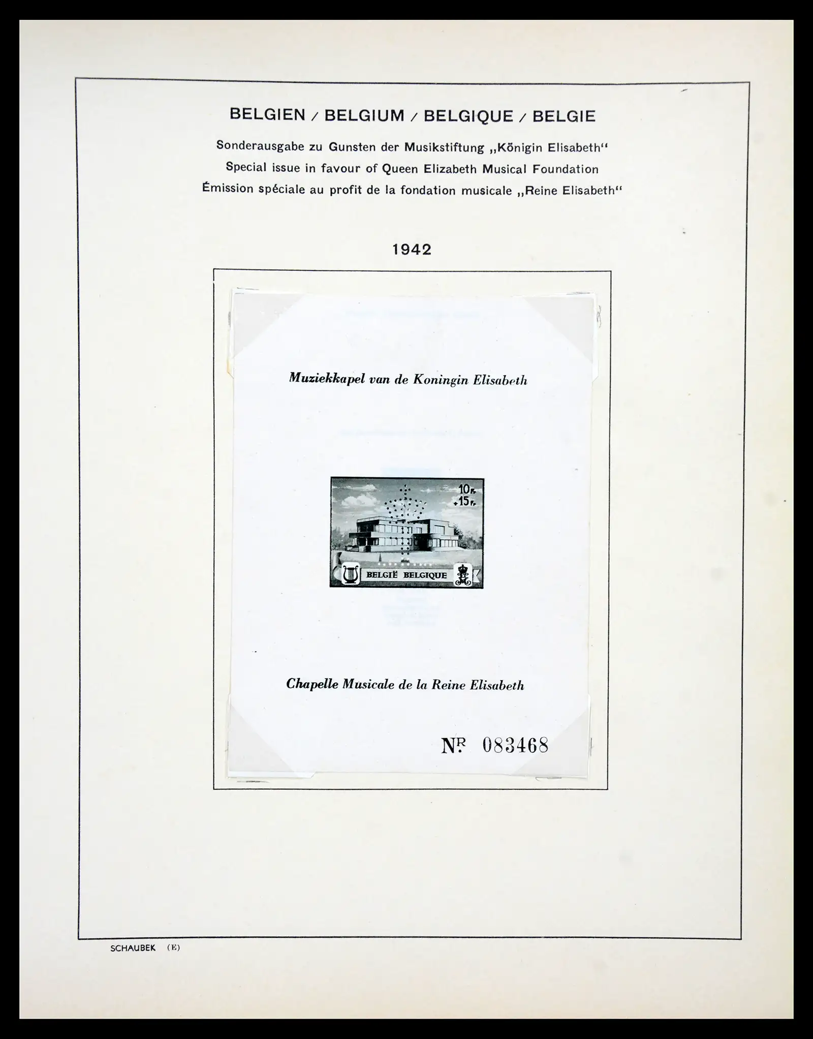 41329 0083 - Postzegelverzameling 41329 Belgie 1869-1982.