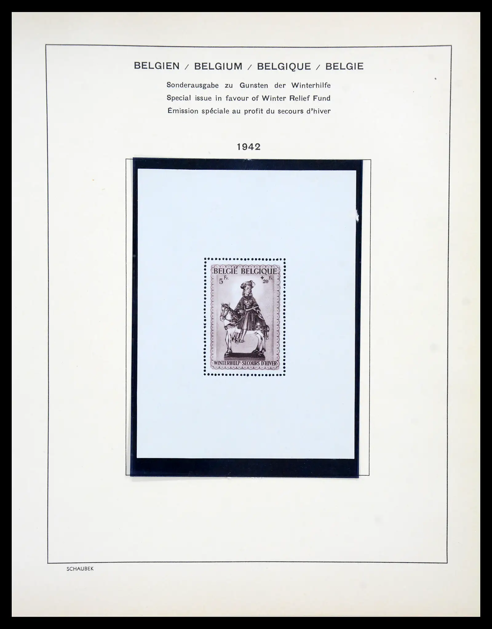 41329 0085 - Postzegelverzameling 41329 Belgie 1869-1982.