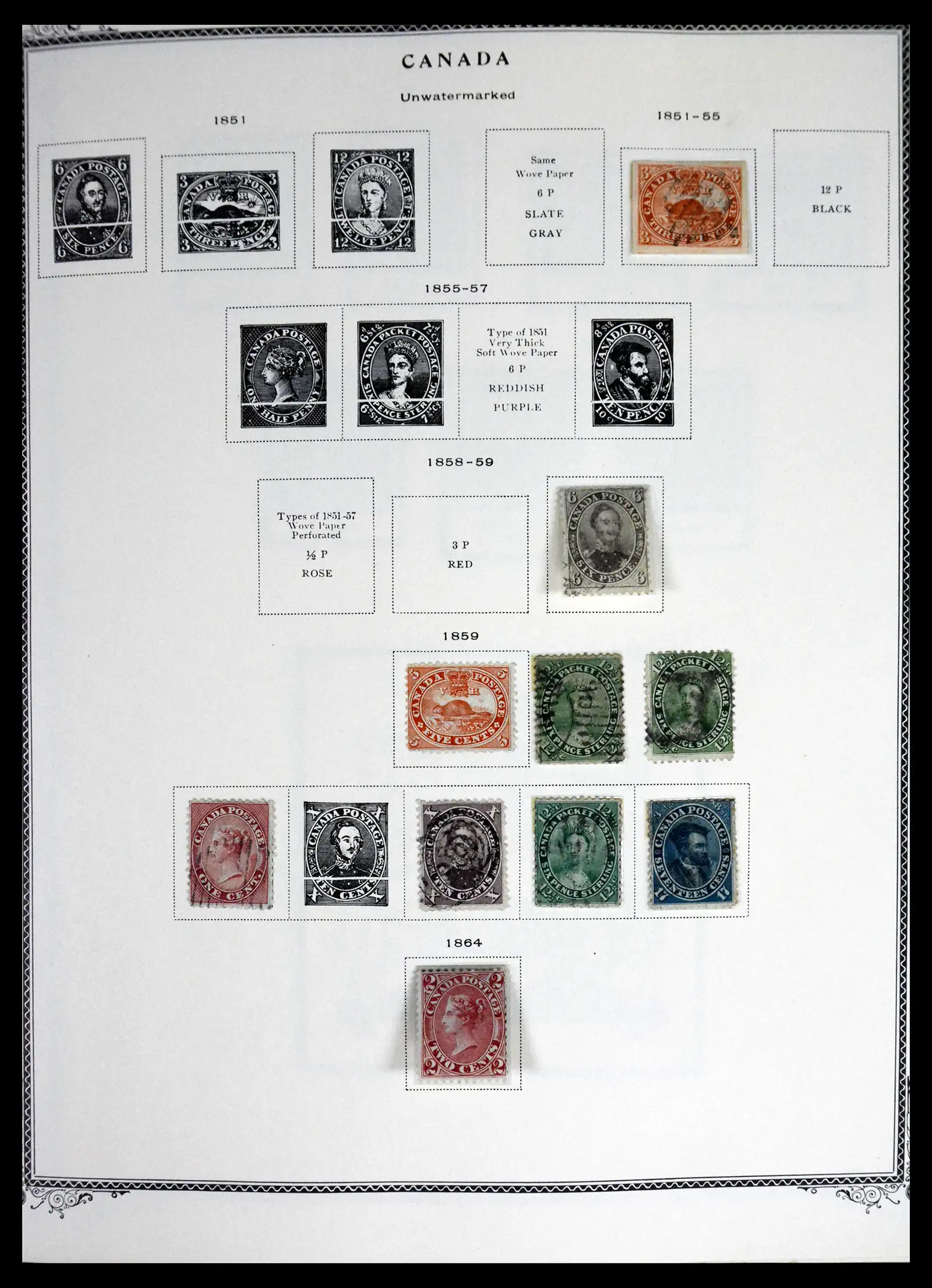 41330 0002 - Stamp collection 41330 Canada and territories supercollection 1851-1987.