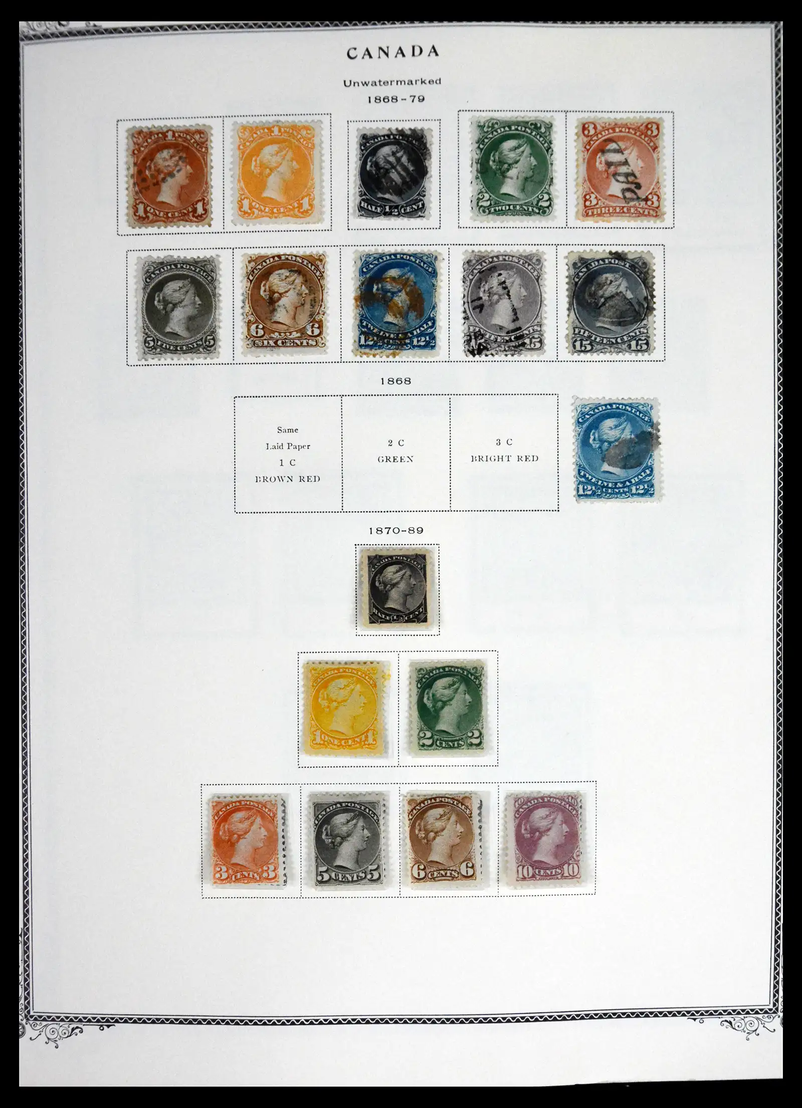 41330 0004 - Stamp collection 41330 Canada and territories supercollection 1851-1987.