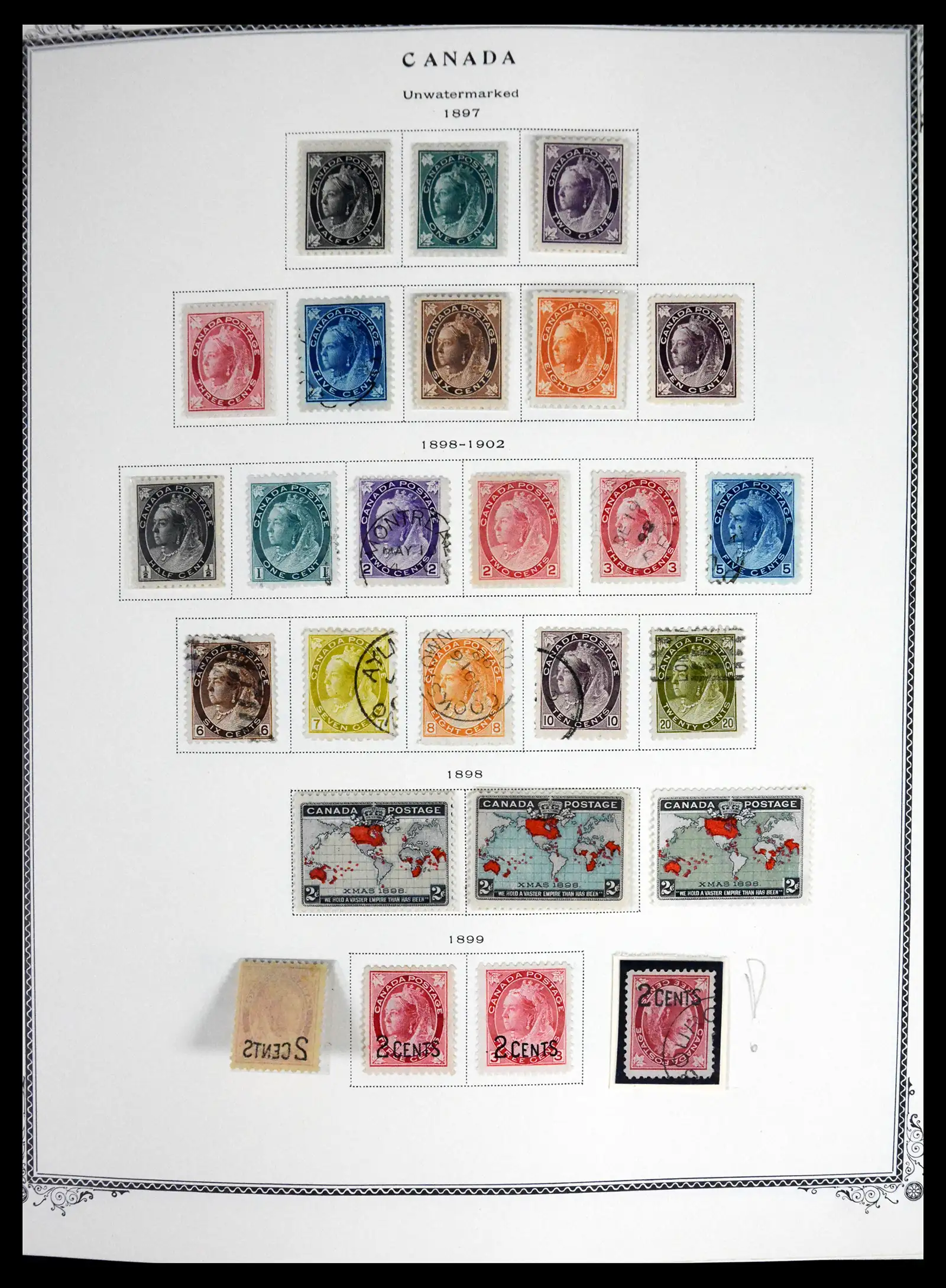 41330 0008 - Stamp collection 41330 Canada and territories supercollection 1851-1987.