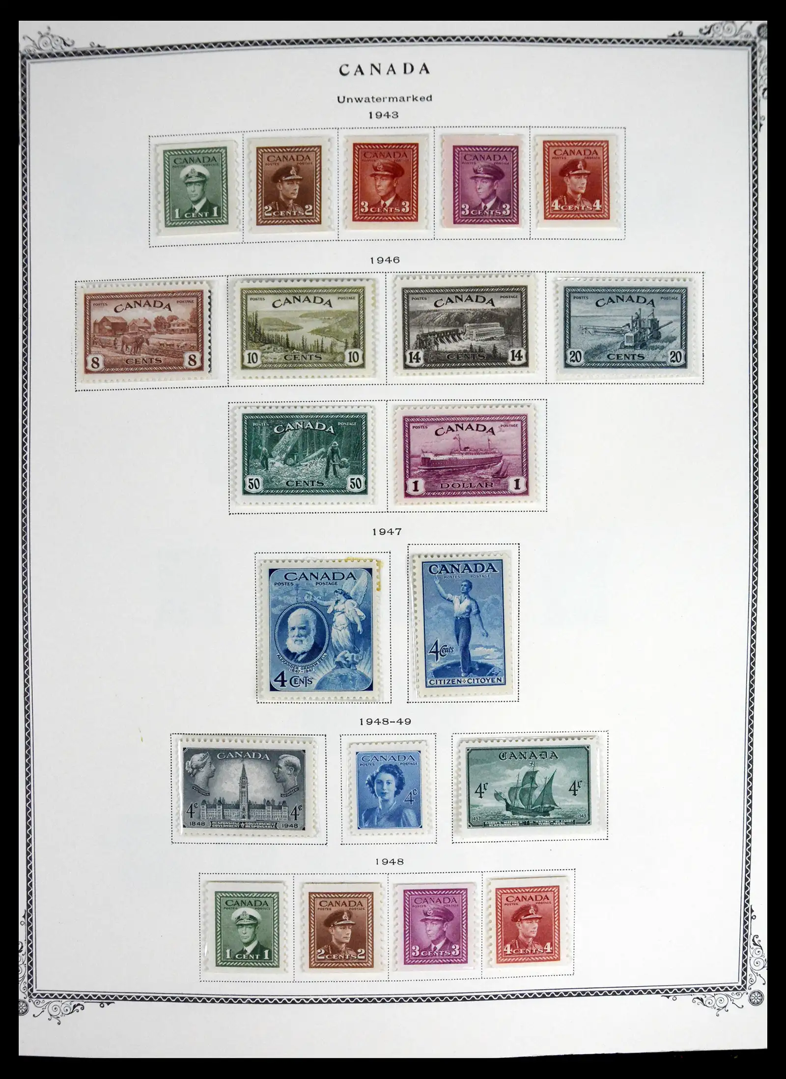 41330 0019 - Stamp collection 41330 Canada and territories supercollection 1851-1987.