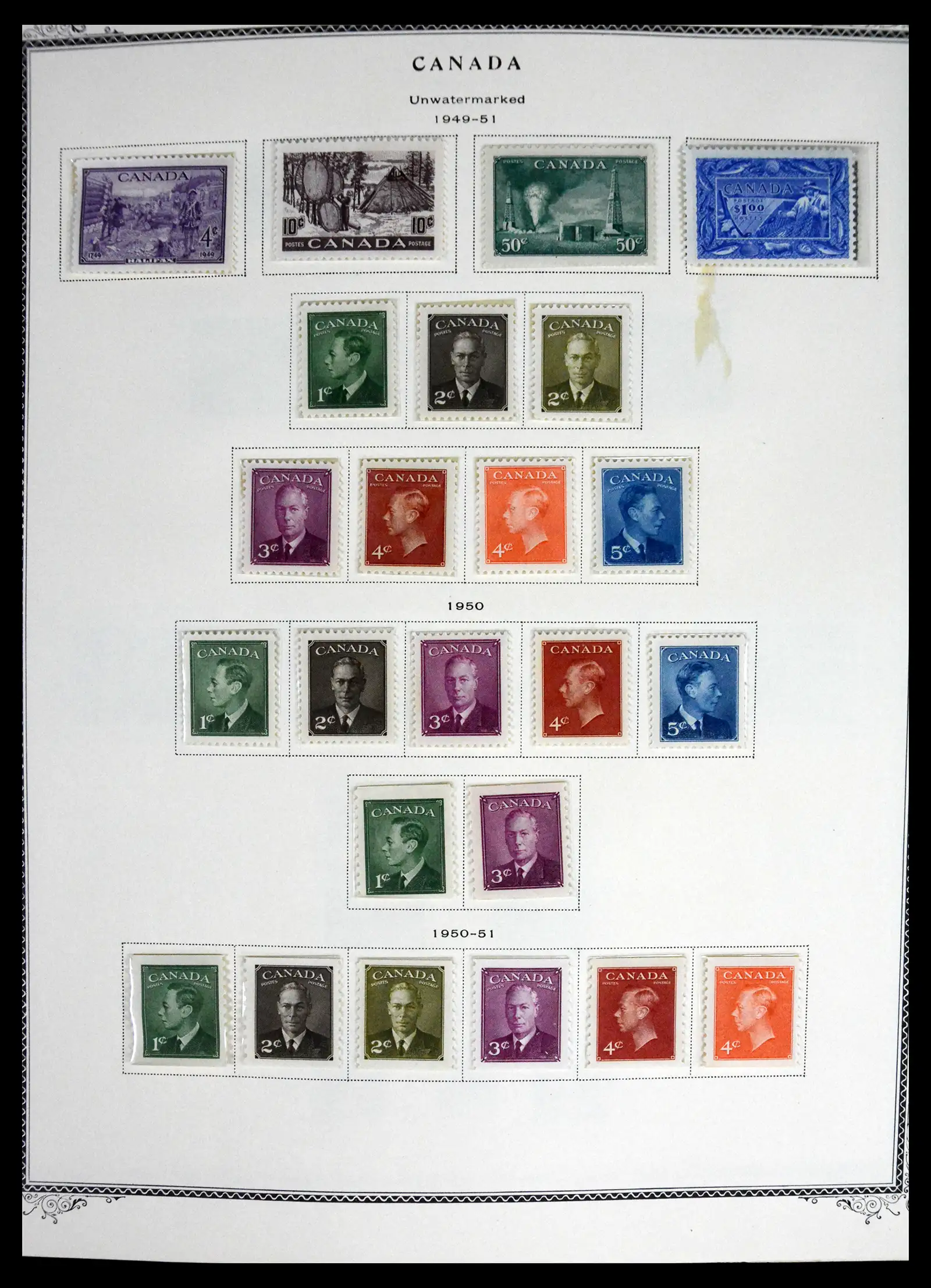 41330 0020 - Stamp collection 41330 Canada and territories supercollection 1851-1987.