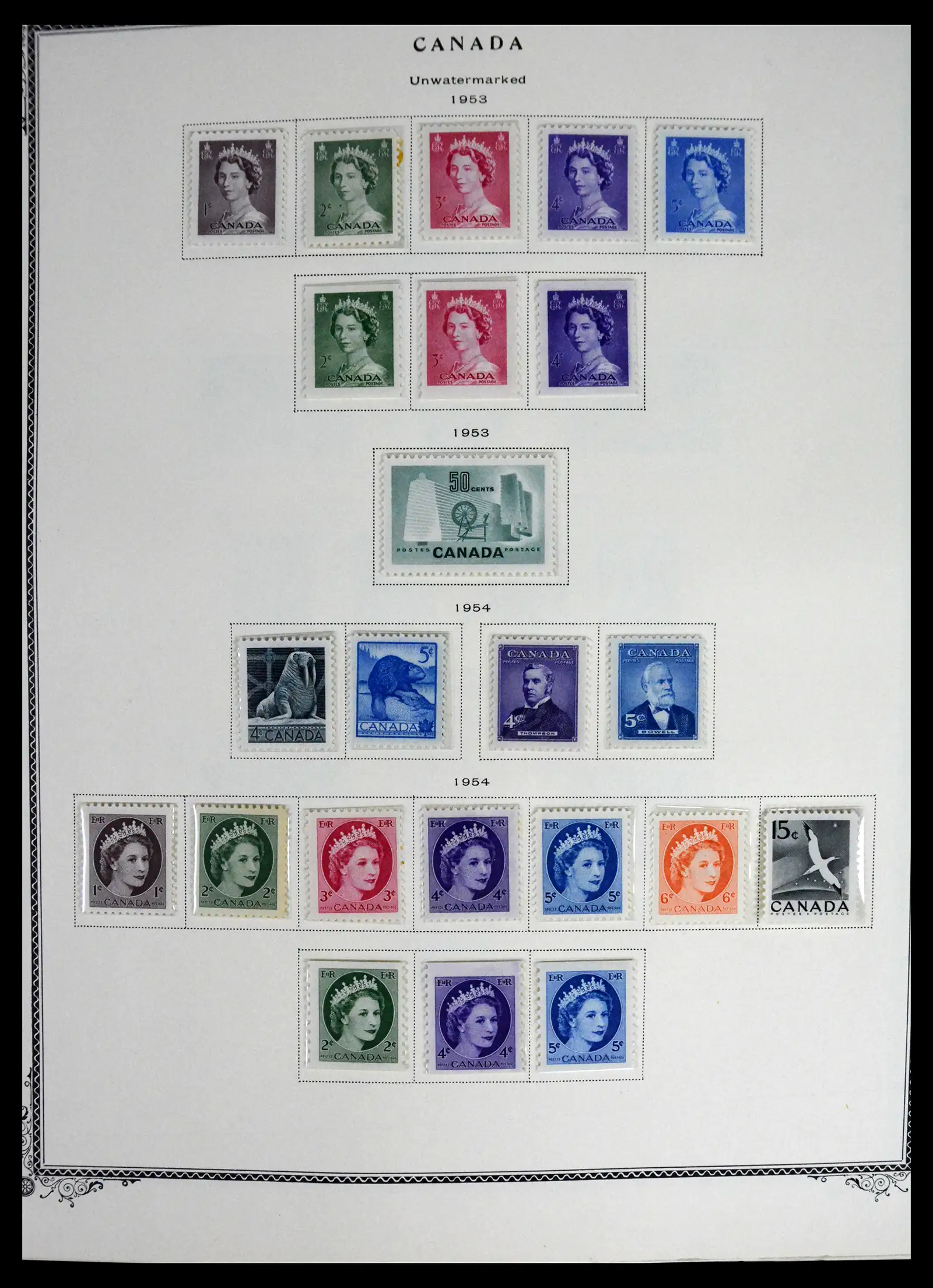 41330 0022 - Stamp collection 41330 Canada and territories supercollection 1851-1987.