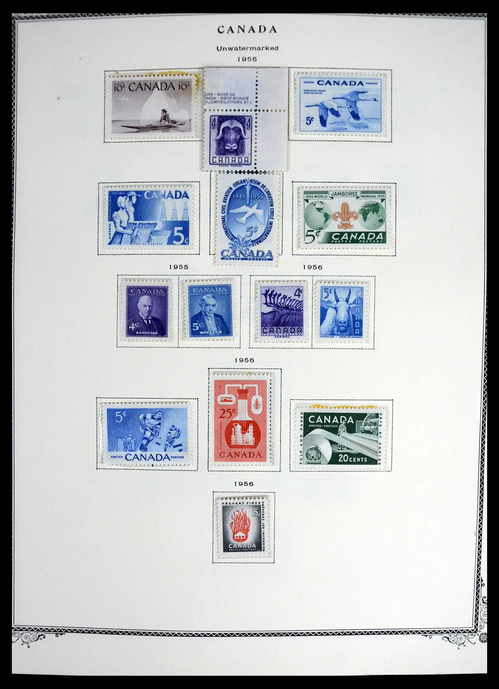 41330 0023 - Stamp collection 41330 Canada and territories supercollection 1851-1987.