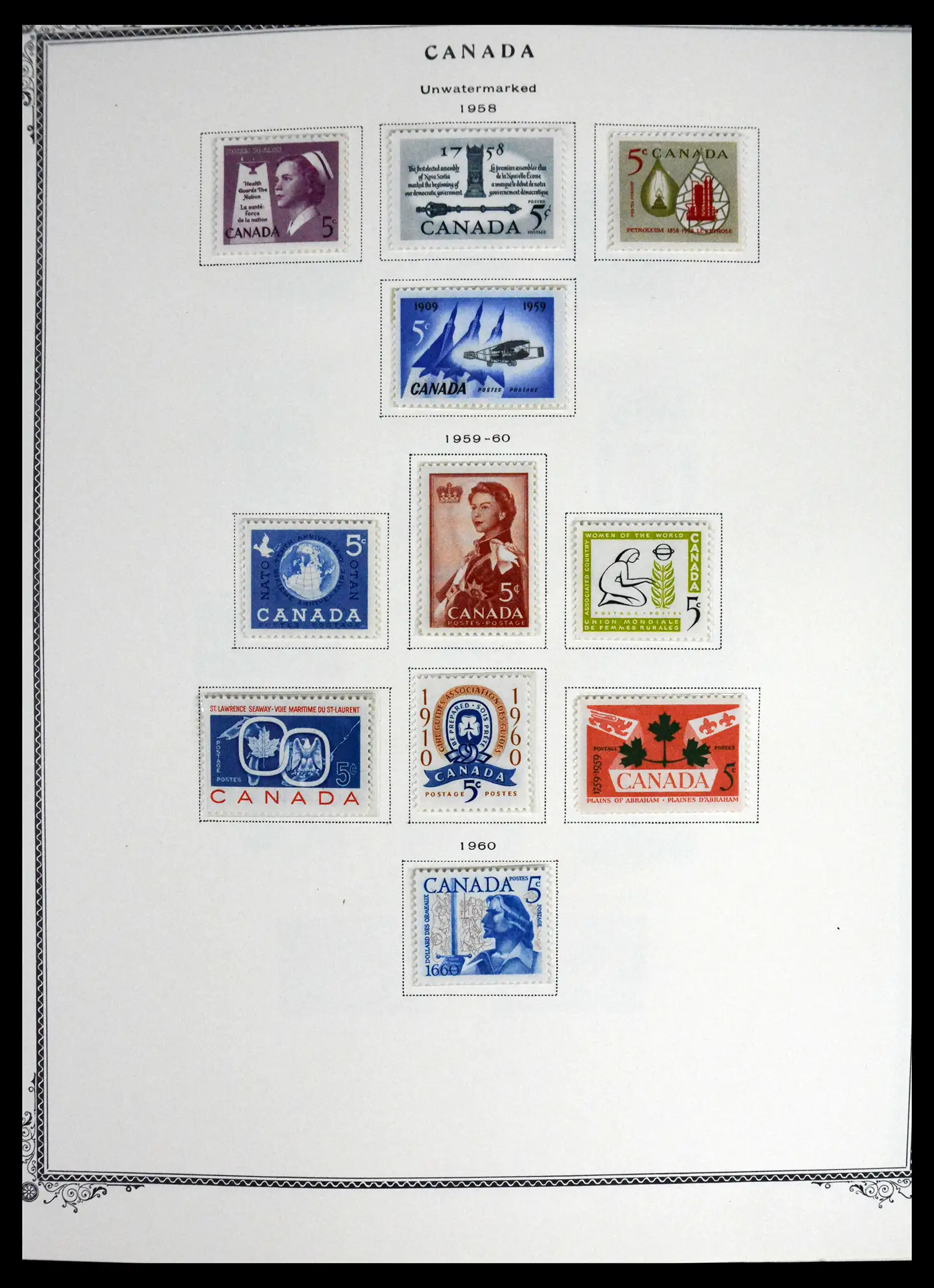 41330 0025 - Stamp collection 41330 Canada and territories supercollection 1851-1987.